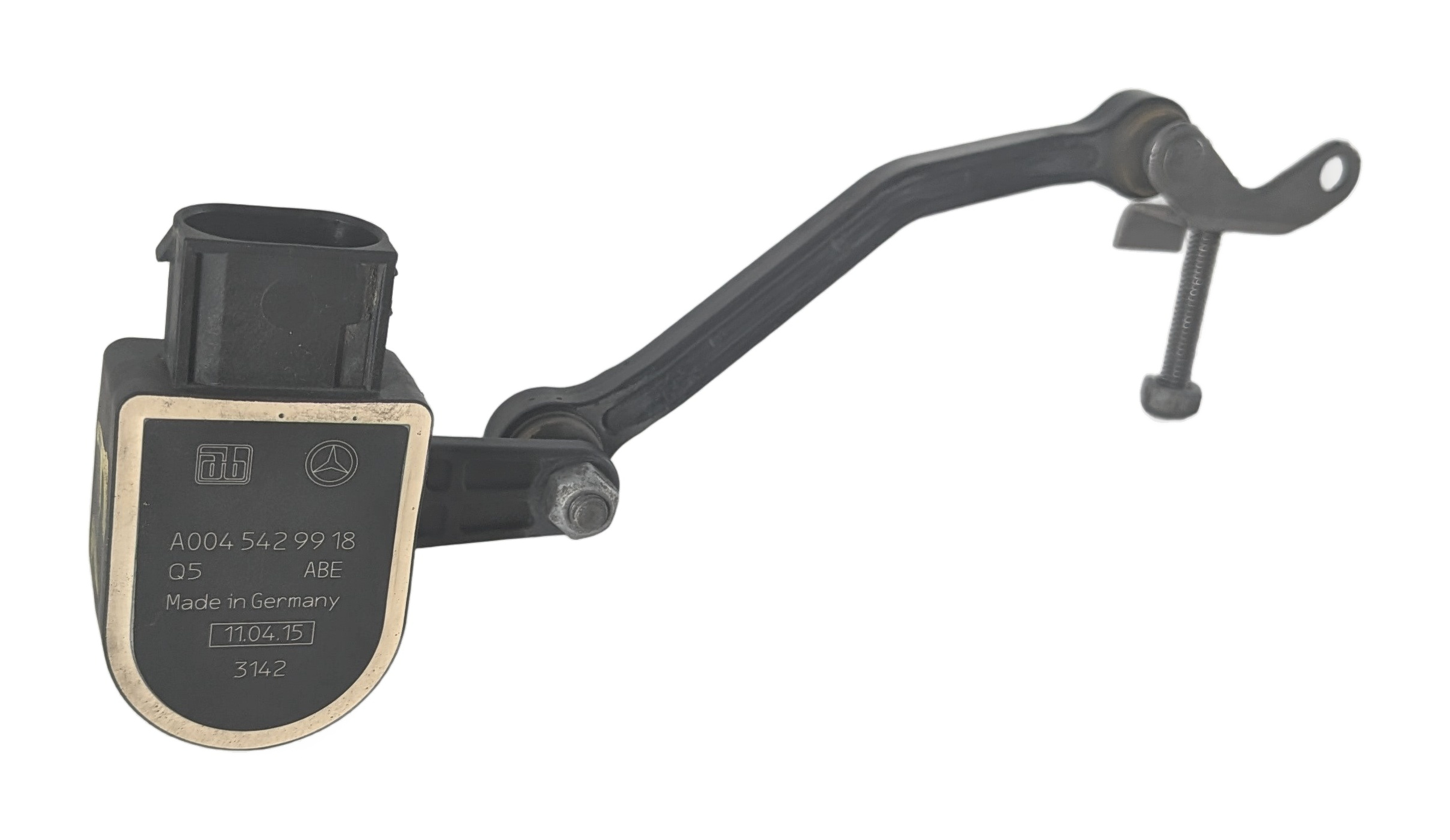2015 MERCEDES GL450 (X166) FRONT LEFT AIR SUSPENSION RIDE HEIGHT LEVEL SENSOR — exact item pictured