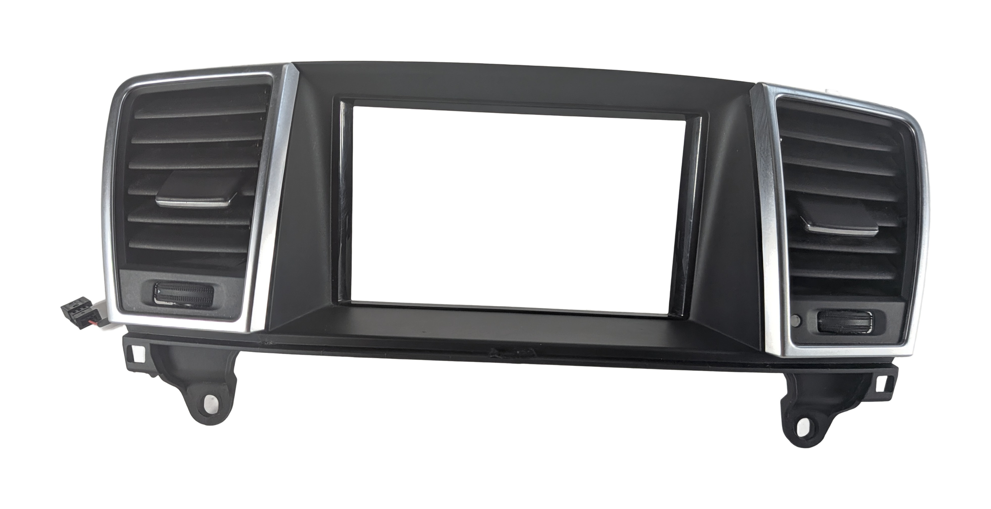2015 MERCEDES GL450 (X166) FRONT CENTER DASH AIR AC VENT w/ SCREEN TRIM (Black) — exact item pictured
