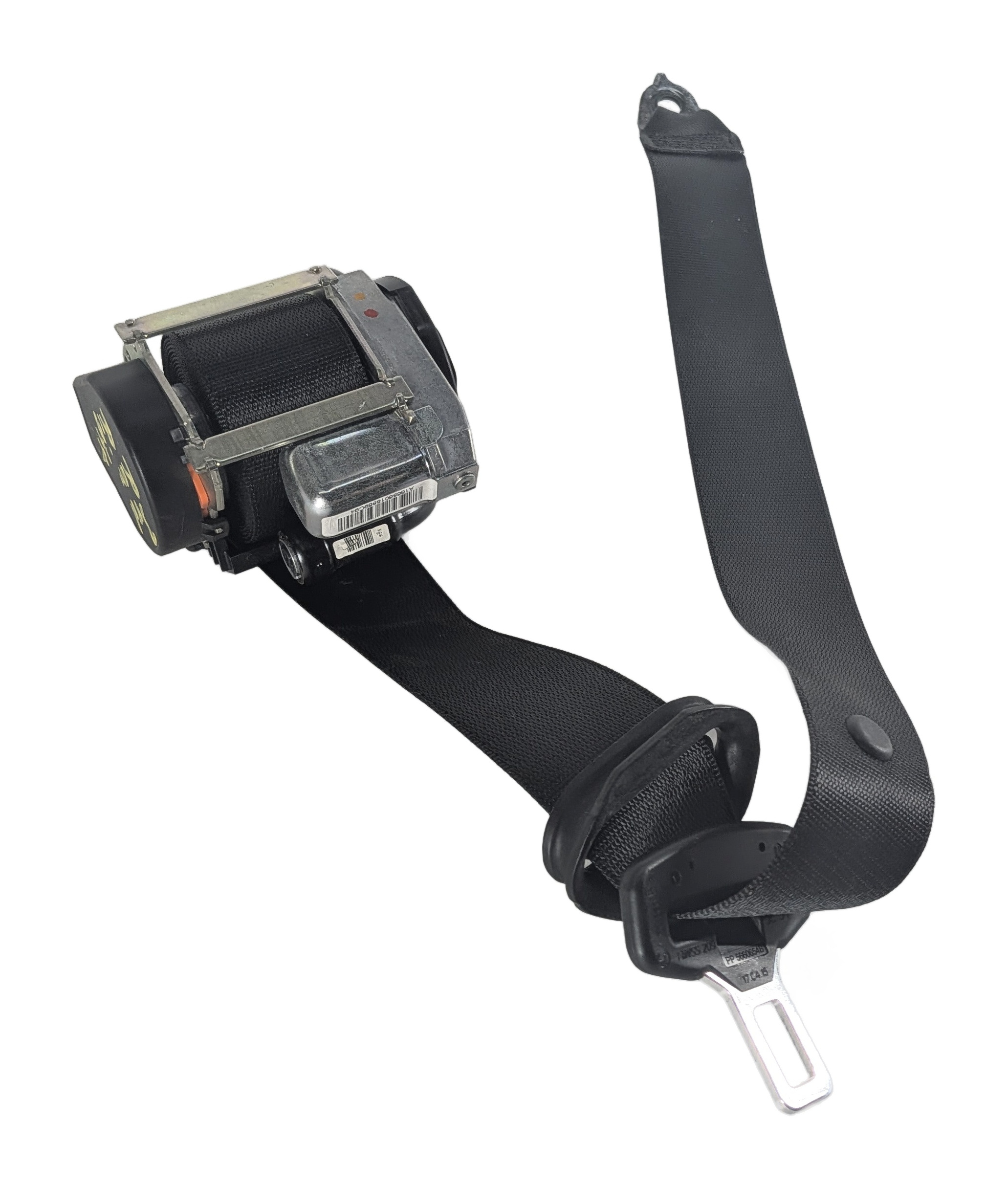 2015 MERCEDES GL450 (X166) REAR 3RD ROW RIGHT SEAT SEATBELT RETRACTOR (Black) — exact item pictured