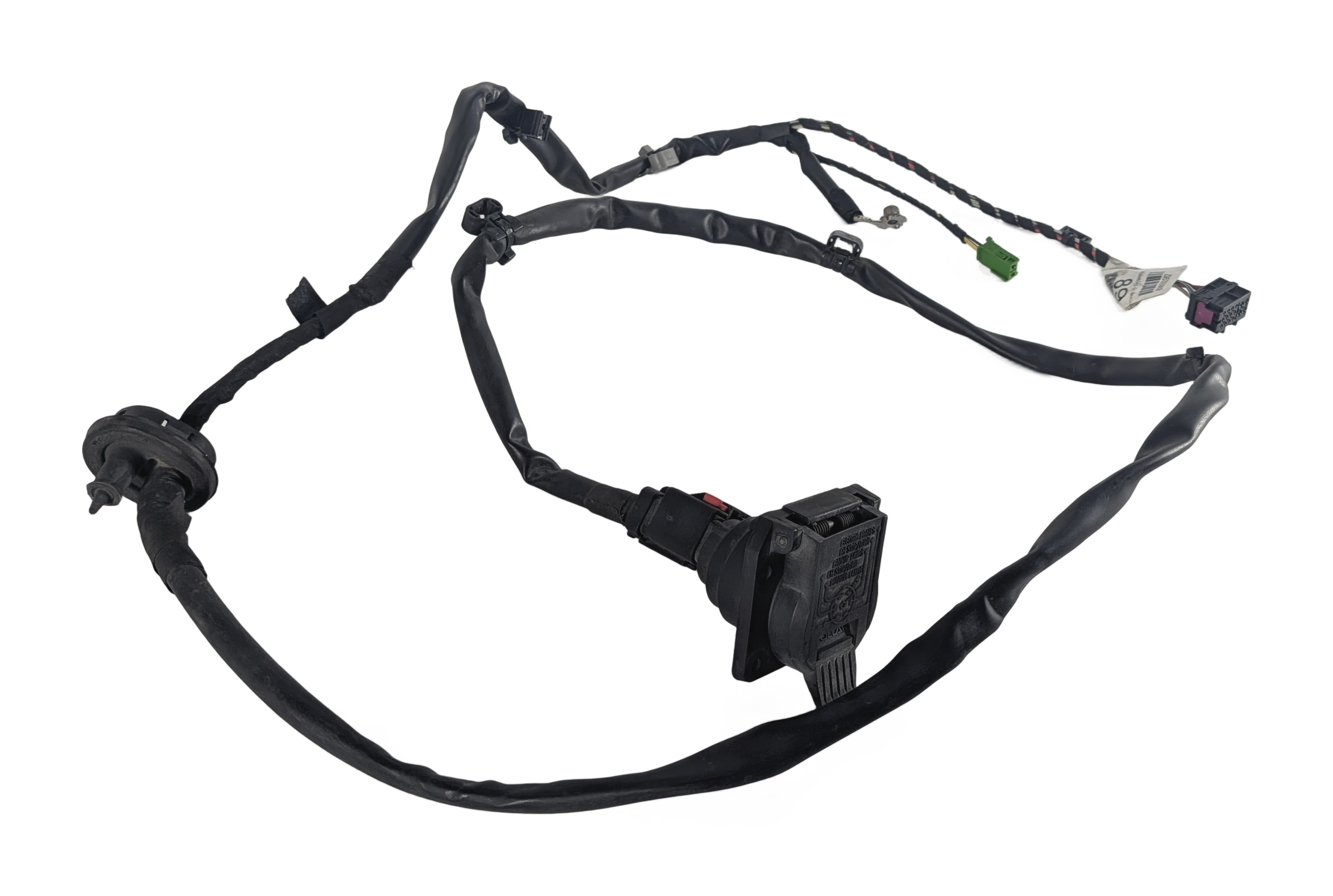 2015 MERCEDES GL450 (X166) TRAILER HITCH TOW WIRING HARNESS w/ 7-PIN SOCKET — exact item pictured