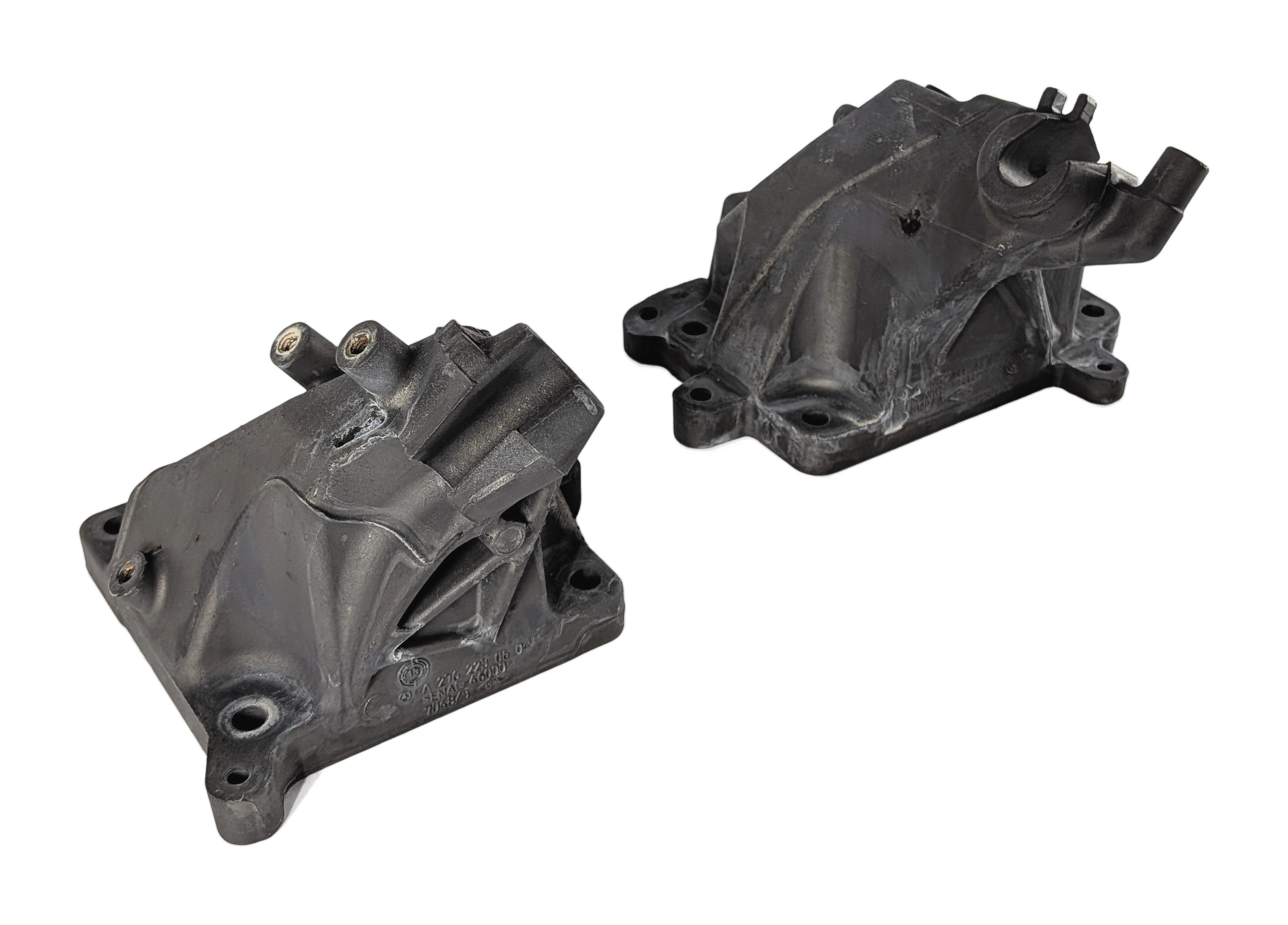 2015 MERCEDES GL450 (X166) 3.0L (276.821) ENGINE LEFT/RIGHT MOUNT BRACKET SET/2 — exact item pictured