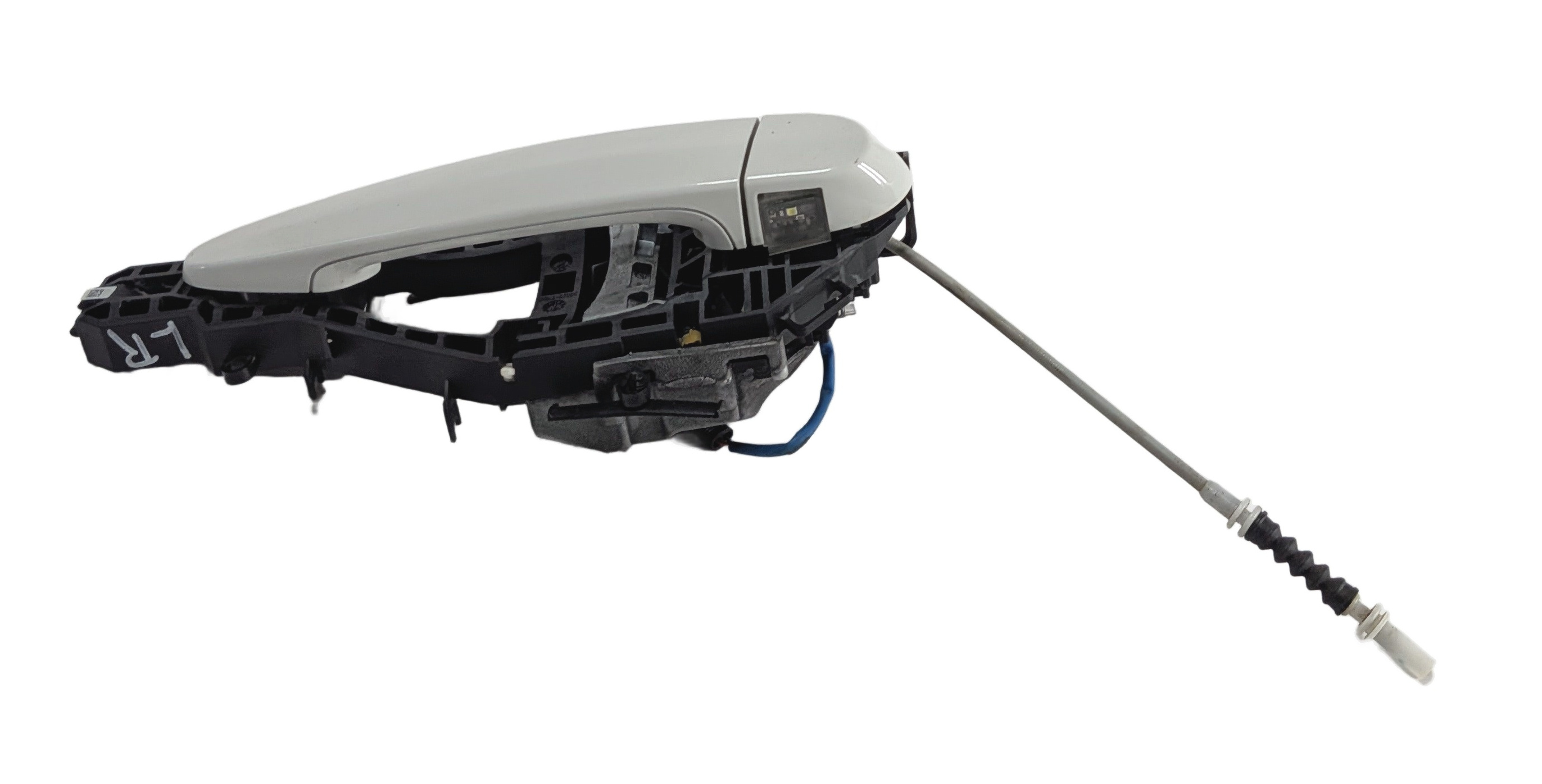 2012-2019 BMW 328i 330i 335i M3 (F30 F31) LEFT SIDE REAR DOOR HANDLE (White) — exact item pictured