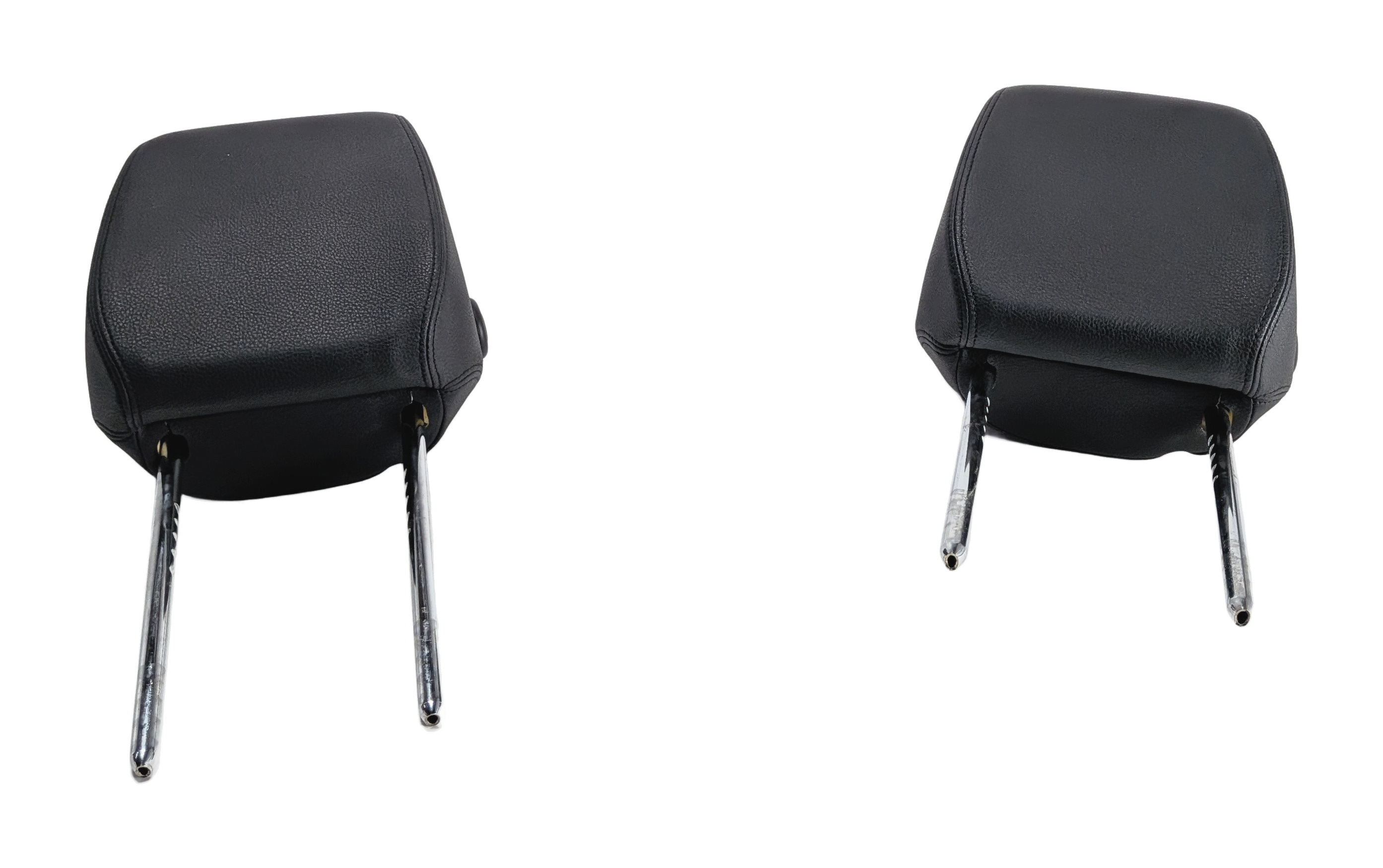2014 BMW 328D (F30) FRONT LEFT & RIGHT SEAT HEADREST SET/2 (Black) — exact item pictured