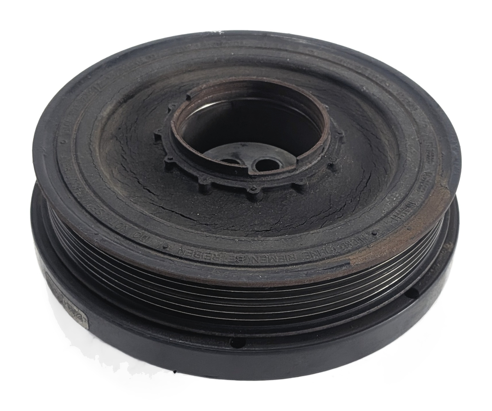 2014-2018 BMW 328i X3 (F25 F30) 2.0L N47T DIESEL ENGINE HARMONIC BALANCER PULLEY — exact item pictured