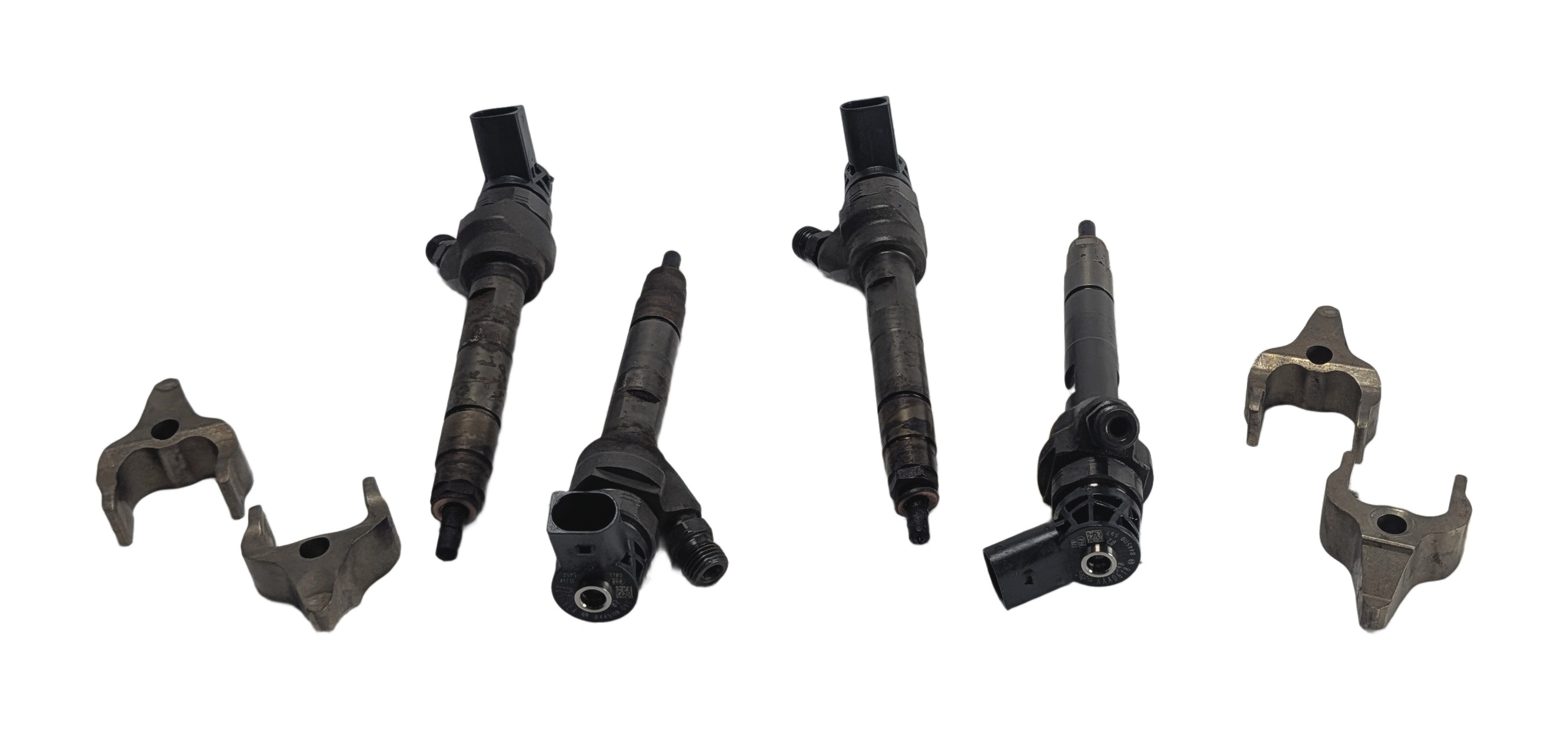 2014-2018 BMW 328i 535i 740i X5 - 2.0L / 3.0L DIESEL ENGINE FUEL INJECTOR SET 4 — exact item pictured