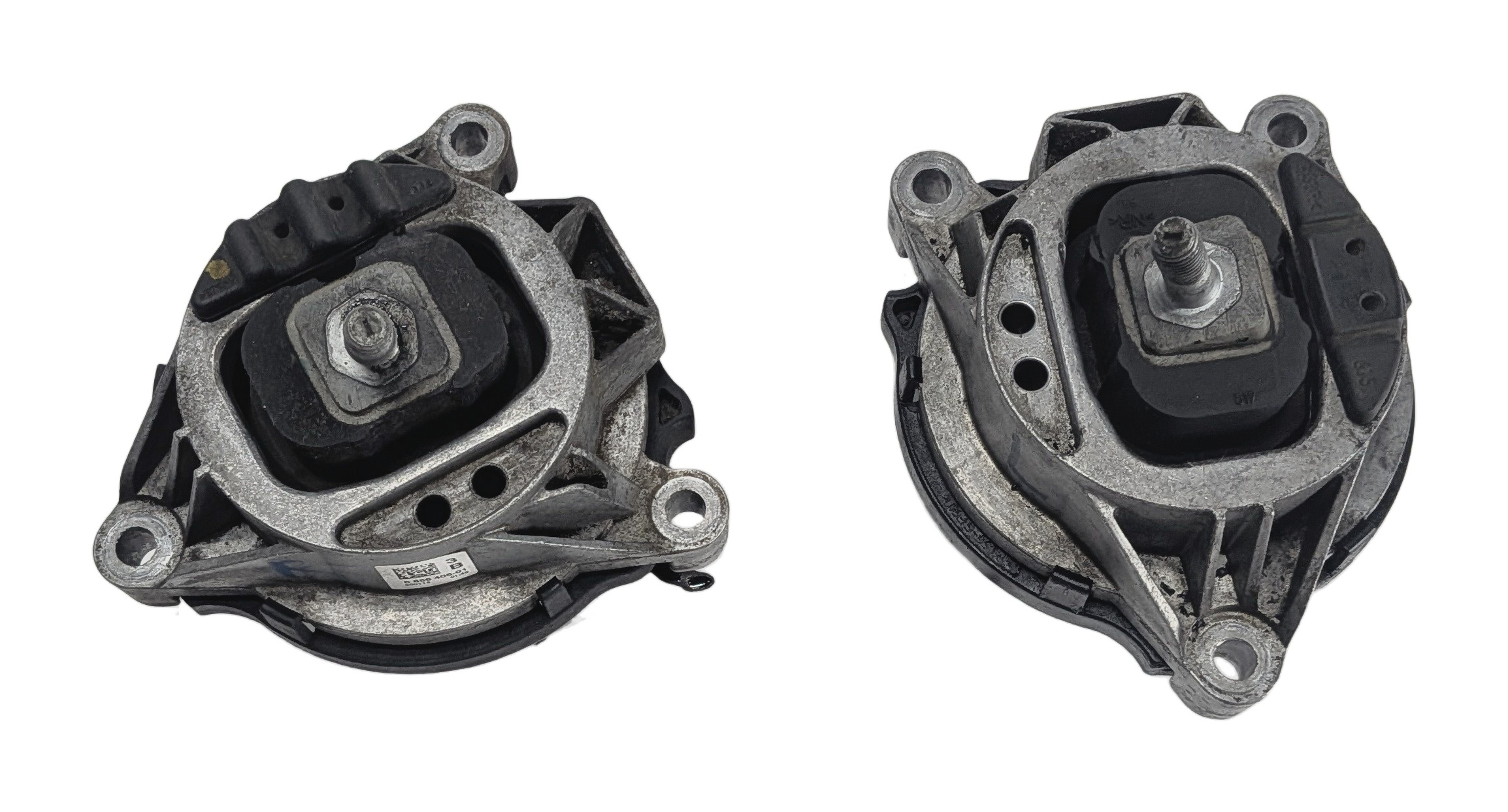 14-18 BMW 328d xDrive F30 2.0L N47 DIESEL LEFT & RIGHT ENGINE MOTOR MOUNT SET/2 — exact item pictured