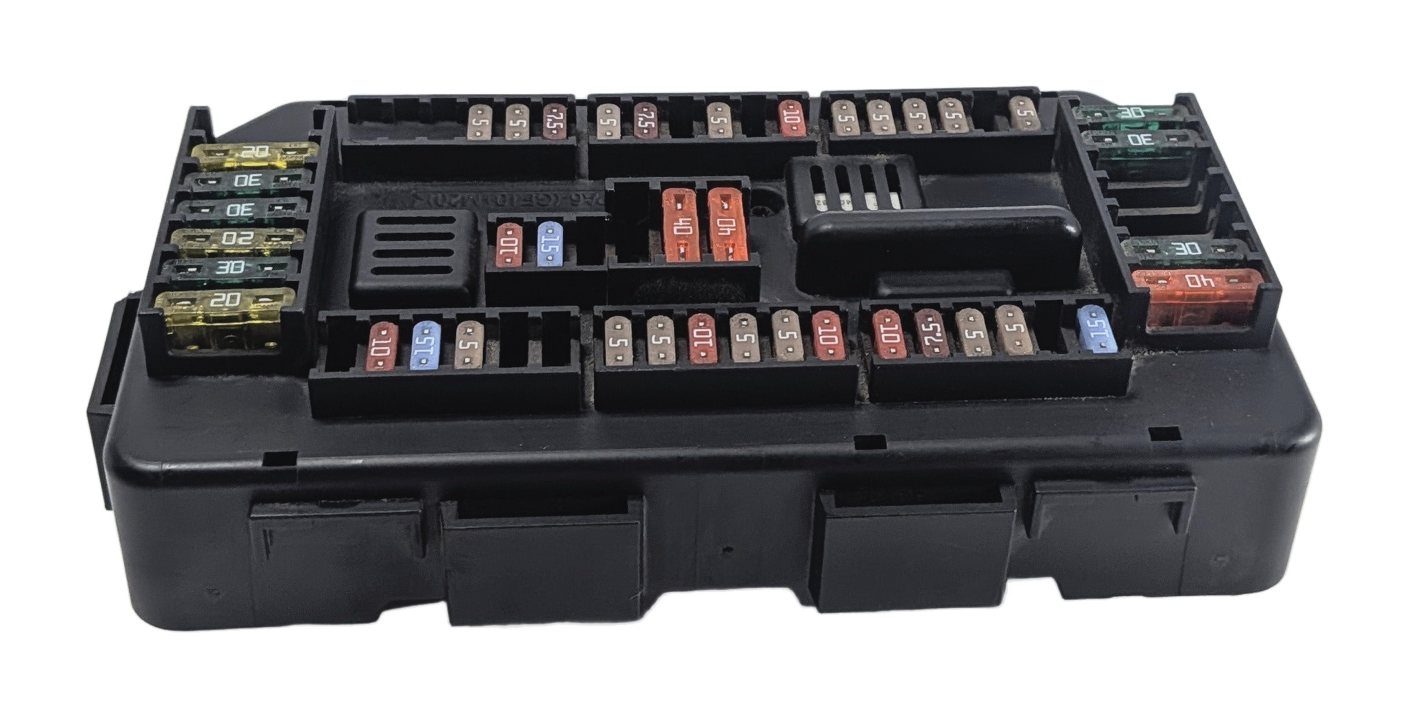 2014 BMW 328XID SEDAN (F30) 2.0L FRONT POWER DISTRIBUTION FUSE BOX RELAY CARRIER — exact item pictured