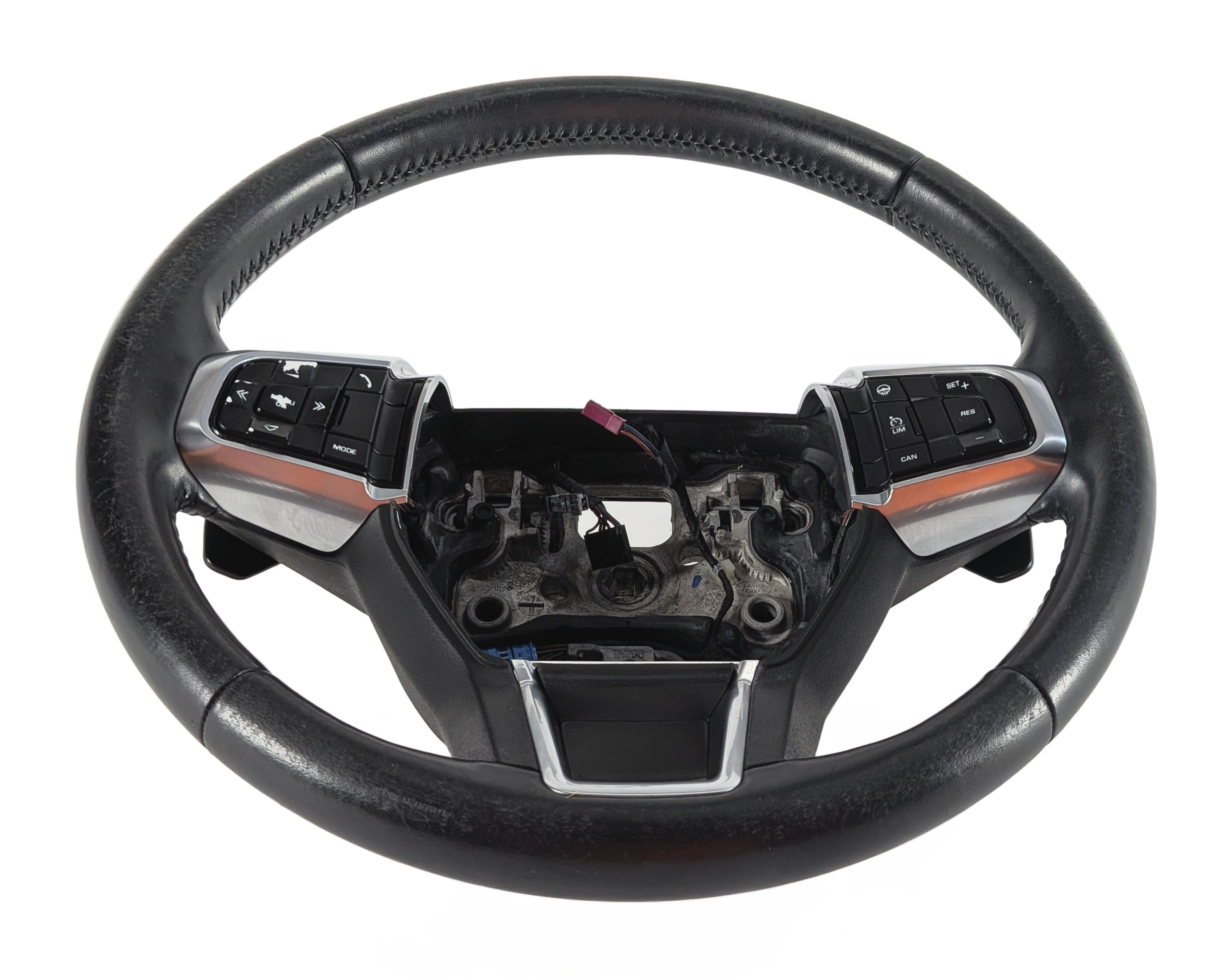 15-17 LAND ROVER DISCOVERY SPORT (L550) 3 SPOKE STEERING WHEEL & BUTTONS PADDLES — exact item pictured