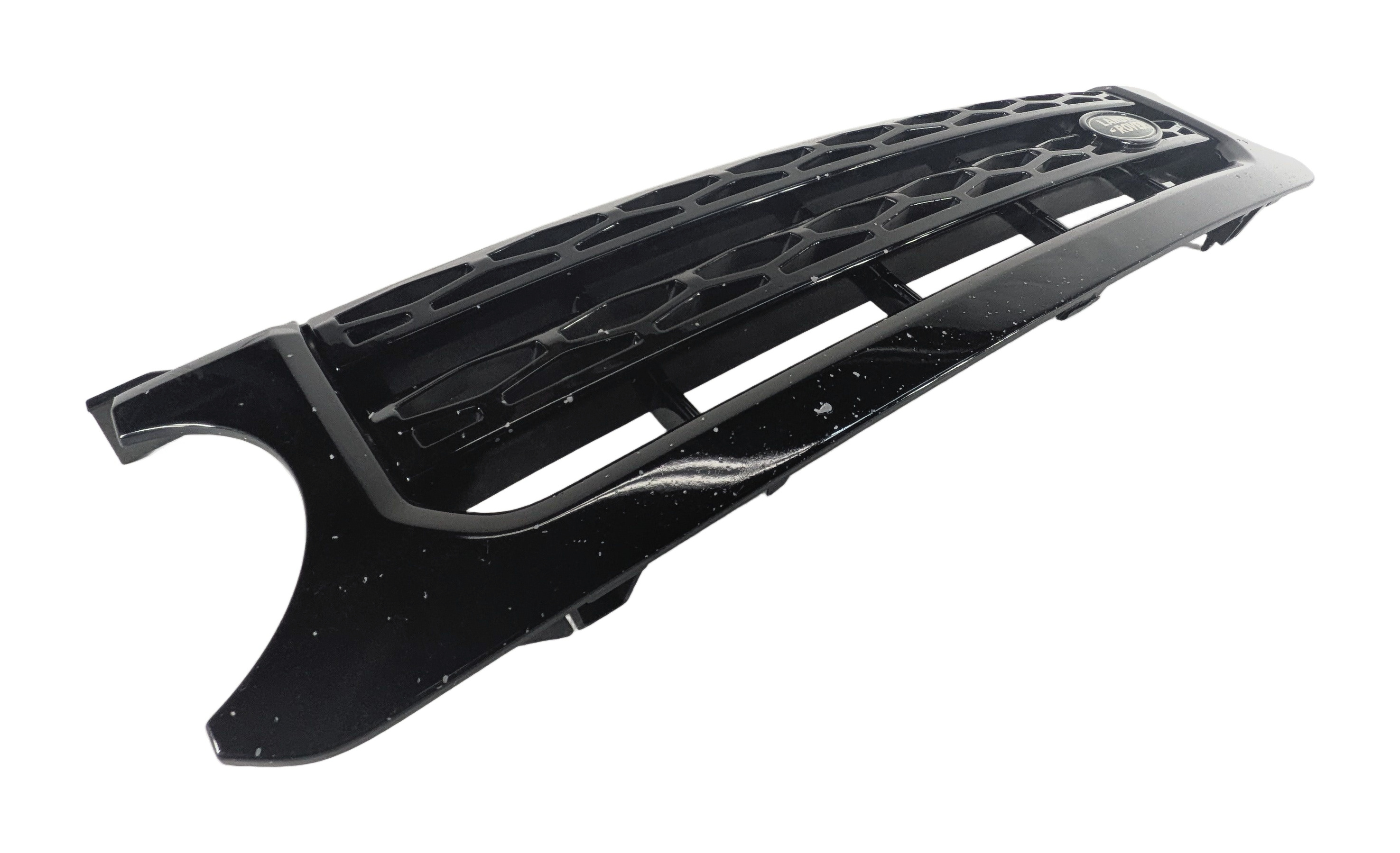10-13 LAND ROVER LR4 (L319) FRONT UPPER GRILLE GLOSS BLACK SURROUND BLACK INLAY — exact item pictured