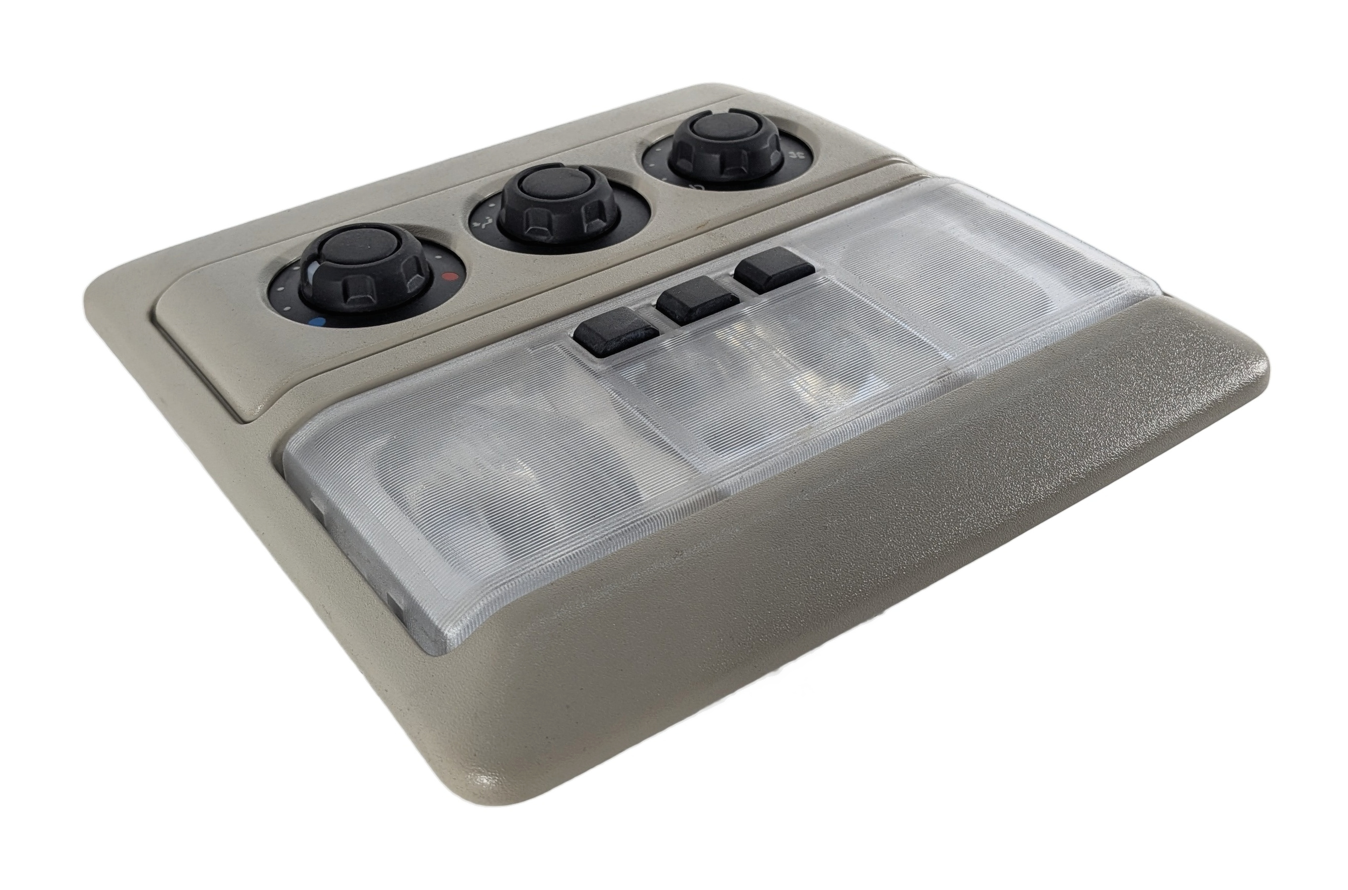 05-16 LAND ROVER LR3 LR4 REAR DOME LIGHT w/ HEATER TEMPERATURE CONTROL (Beige) — exact item pictured