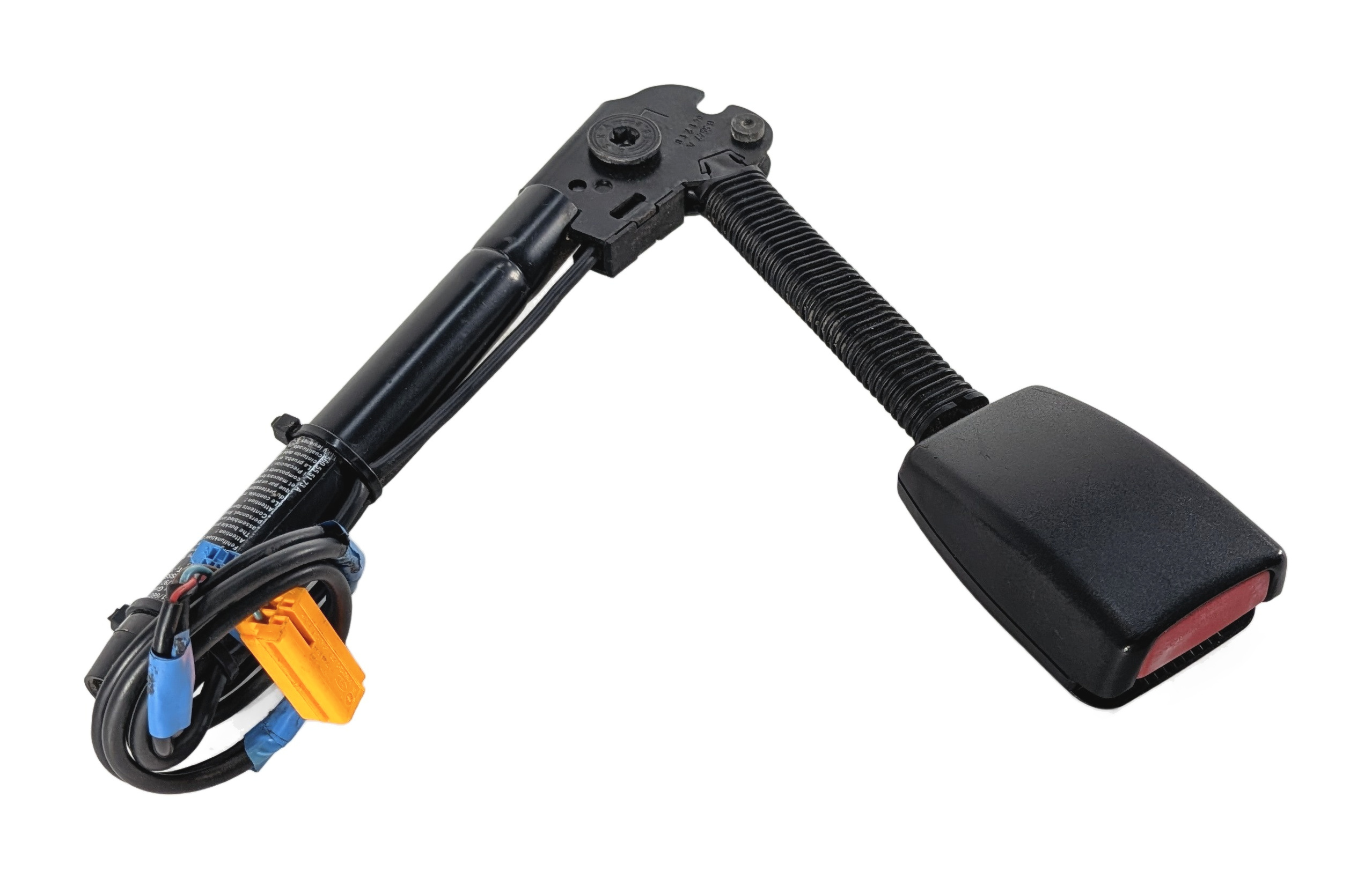 2008-2016 LR3 LR4 / RANGE ROVER SPORT (L320) LEFT FRONT DRIVER SEATBELT RECEIVER — exact item pictured