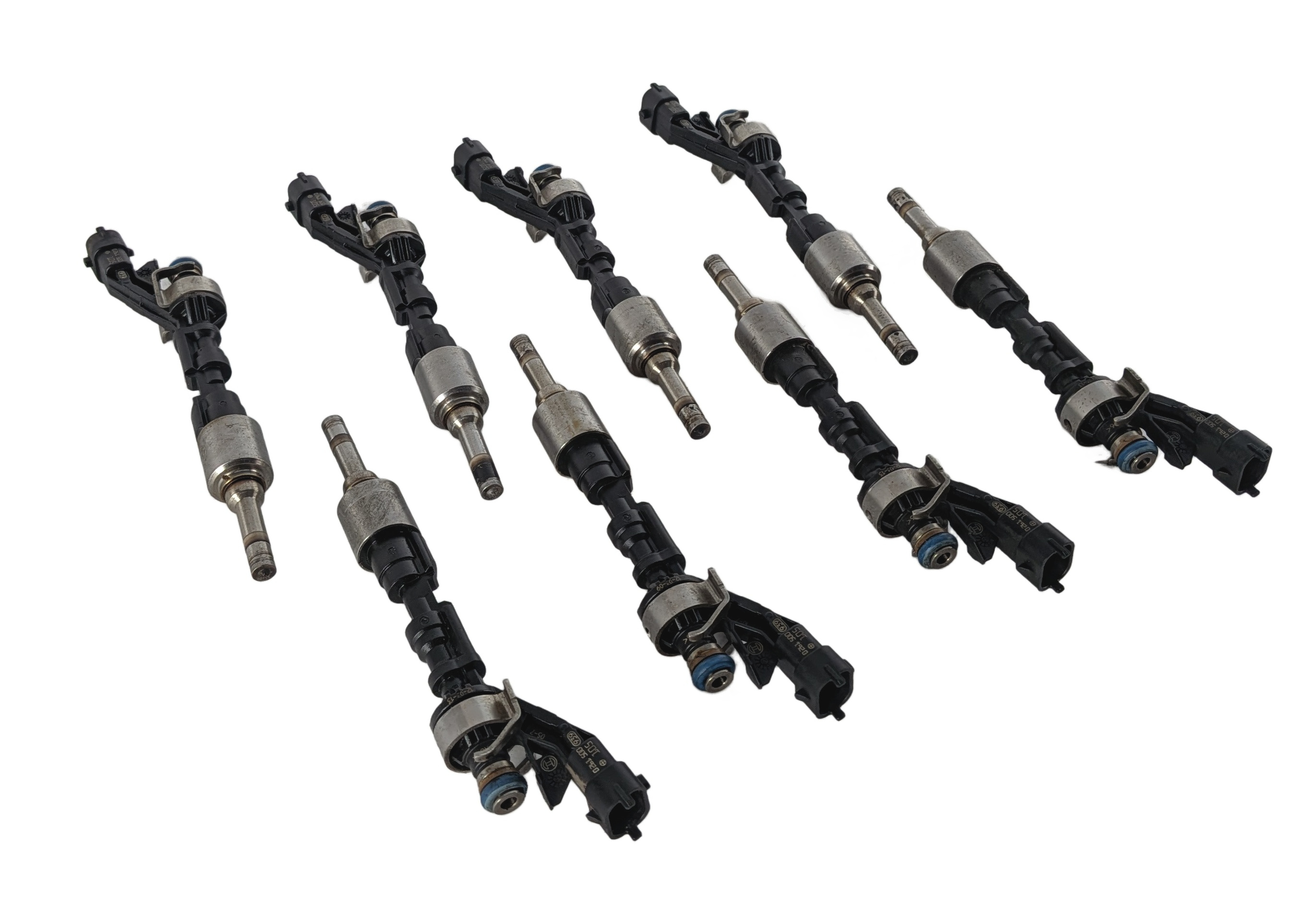 2010-2017 RANGE ROVER SPORT (L320 L322) JAGUAR XF XJ XK 5.0L FUEL INJECTOR SET 8 — exact item pictured