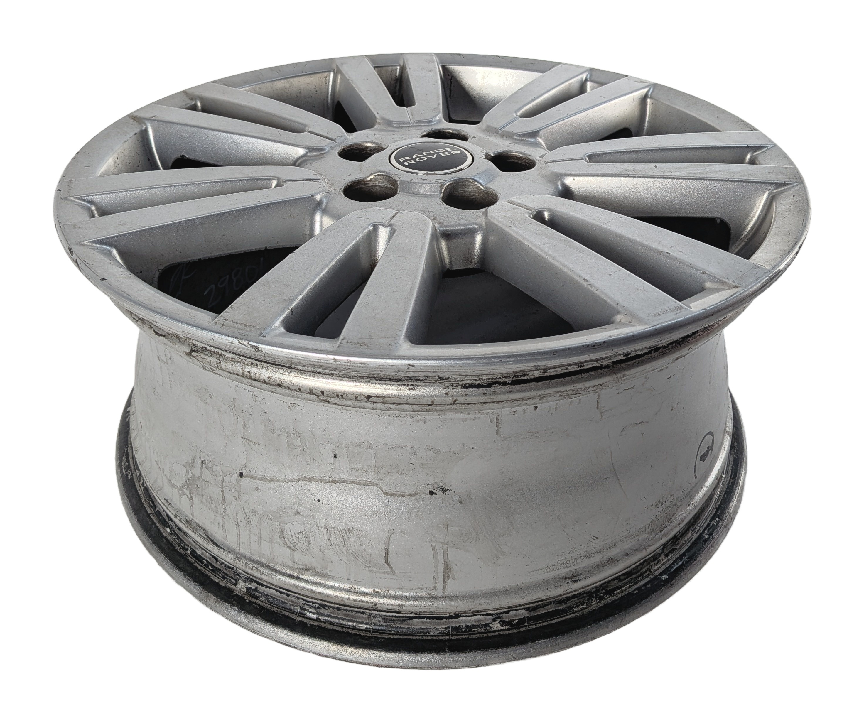10-13 LAND ROVER LR4 - 19x8 (SILVER SPARKLE) 14-SPOKE ALUMINUM ALLOY WHEEL RIM — exact item pictured