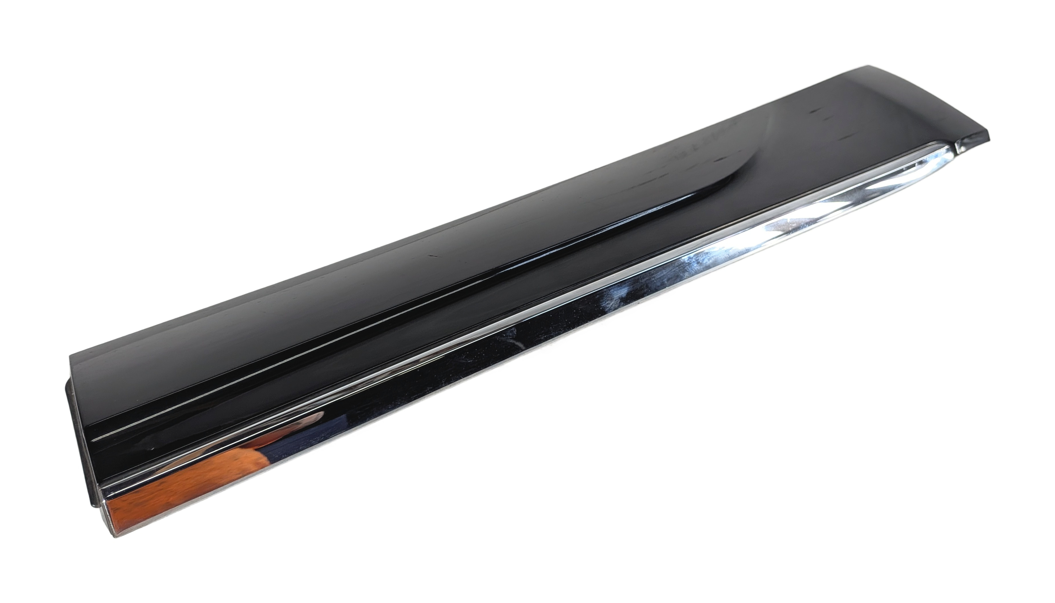 13-17 AUDI Q5 B8 8R REAR RIGHT DOOR EXTERIOR LOWER MOULDING RUNNER TRIM (Black) — exact item pictured