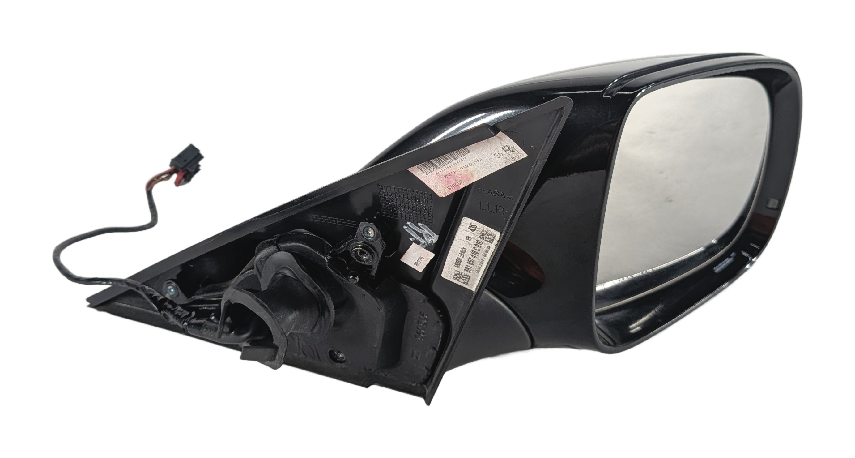 2015-2017 AUDI Q5 SQ5 (B8 8R) RIGHT PASSENGER DOOR MIRROR POWER HEATED (Black) — exact item pictured