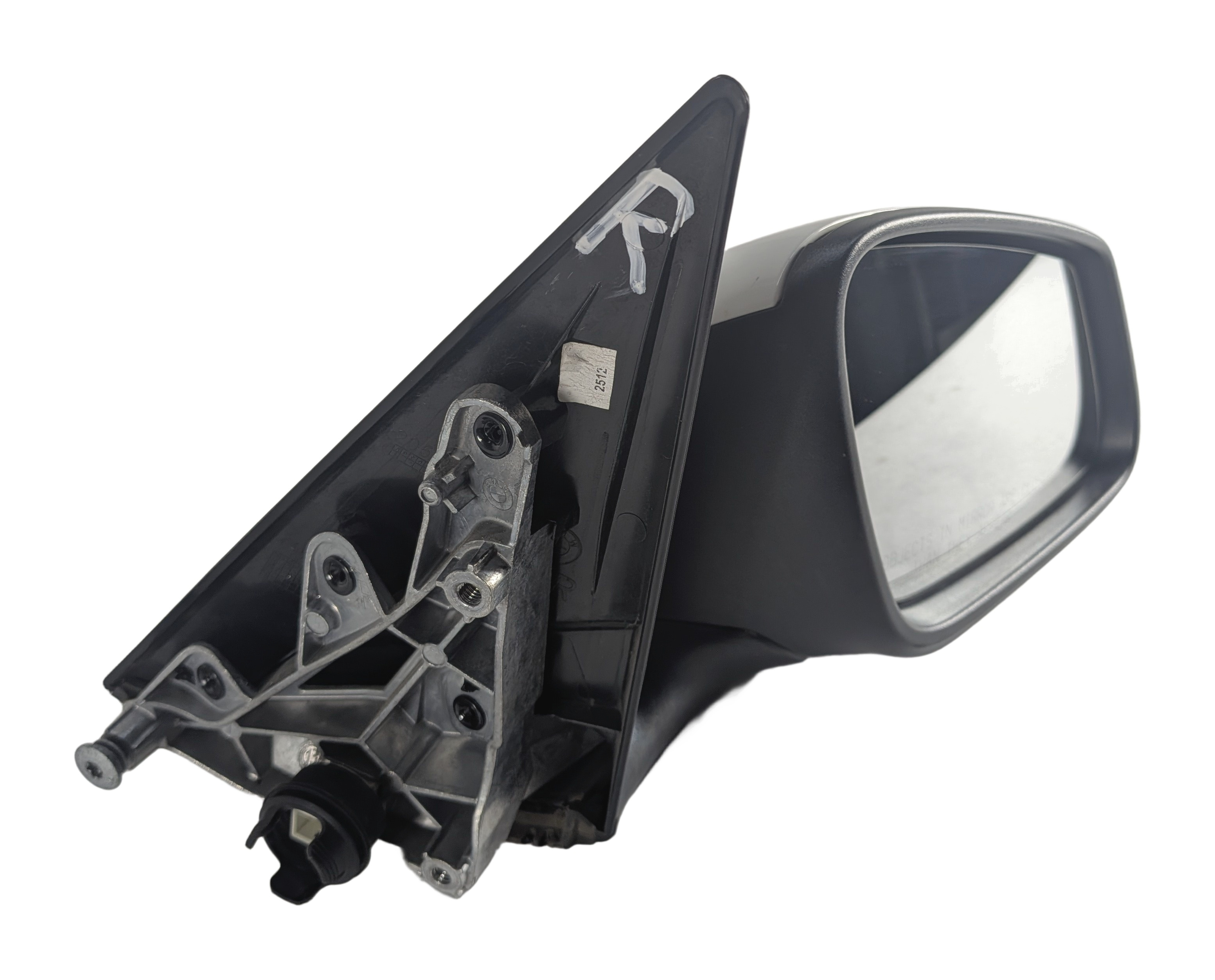 2013-2015 BMW X1 (E84) FRONT RIGHT PASSENGER HEATED DOOR MIRROR (White) — exact item pictured