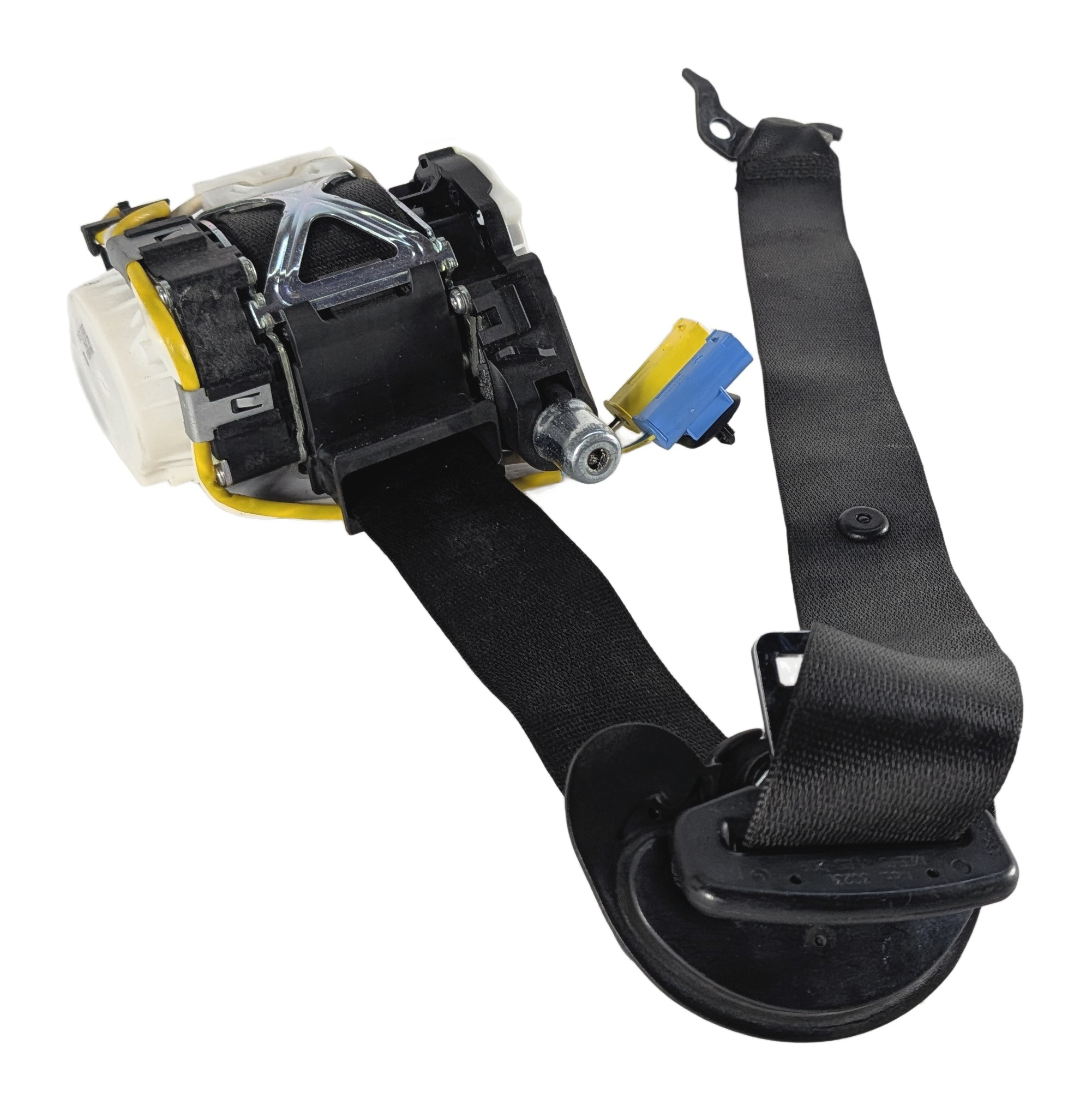 2012-2015 BMW X1 (E84) LEFT FRONT DRIVER SEATBELT BUCKLE RETRACTOR (Black) — exact item pictured