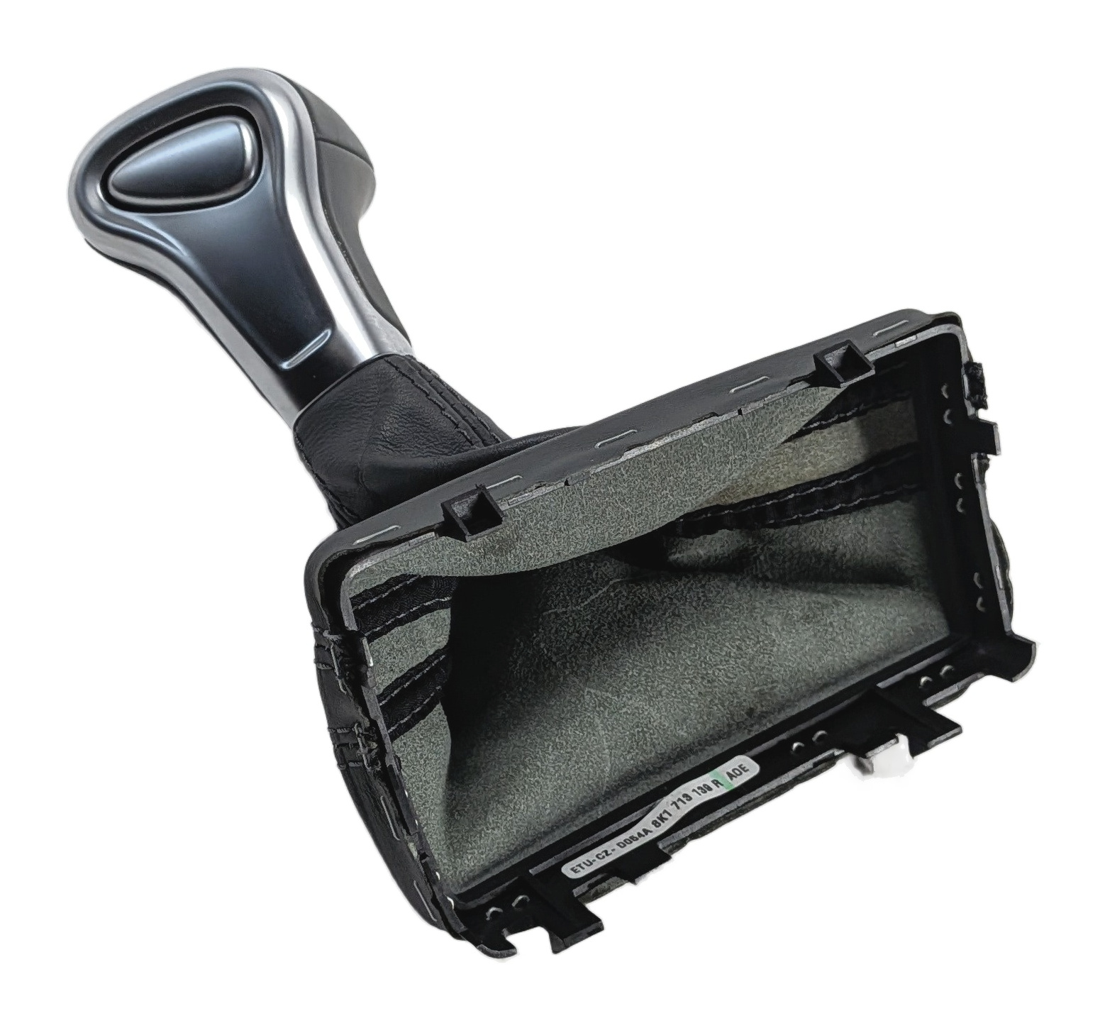 2013 AUDI Q5 (B8 8R) AUTOMATIC TRANSMISSION GEAR SHIFTER KNOB HANDLE w/ BOOT — exact item pictured