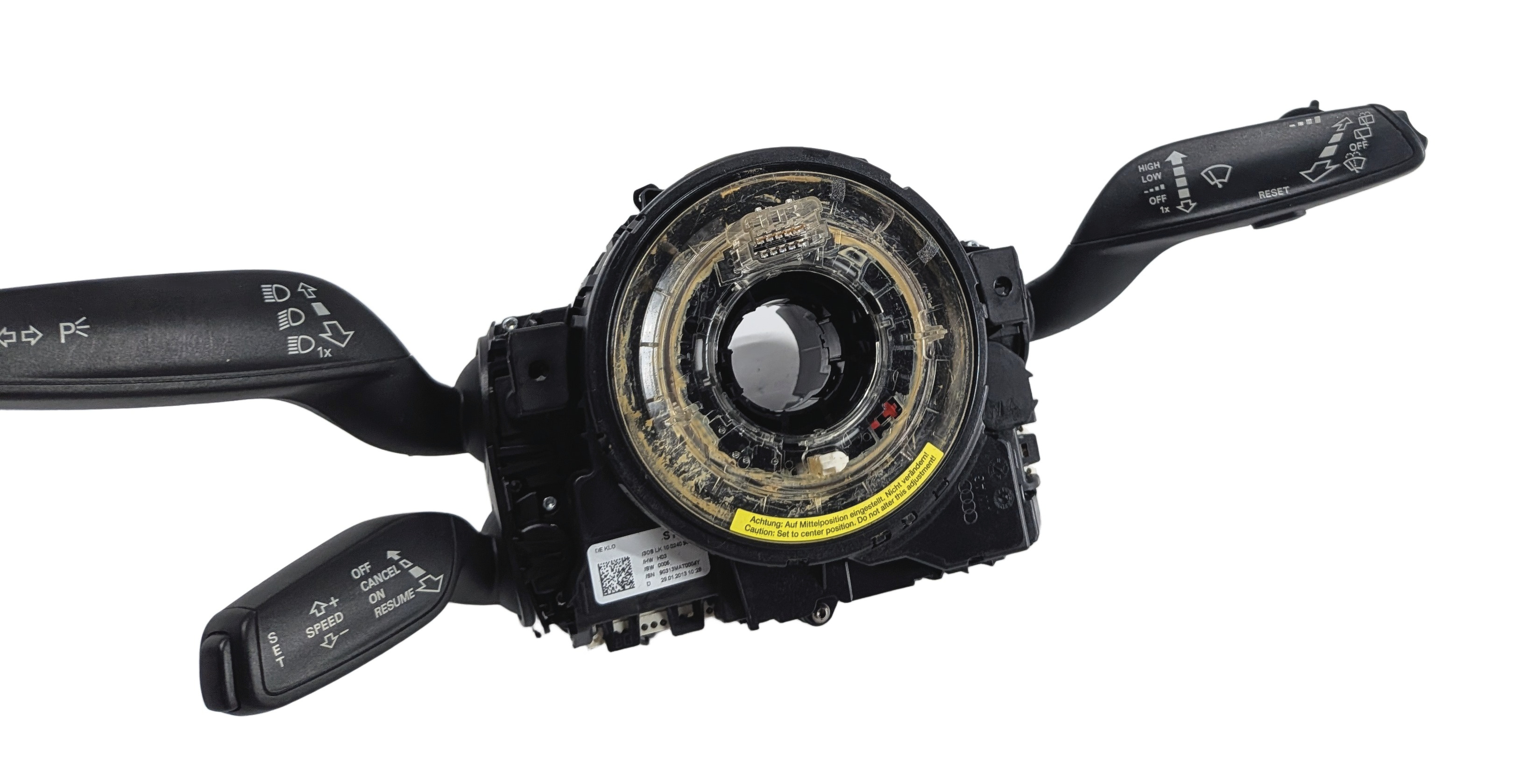 13-17 AUDI Q5 SQ5 (8R) STEERING COLUMN COMBINATION SWITCH w/CLOCKSPRING — exact item pictured