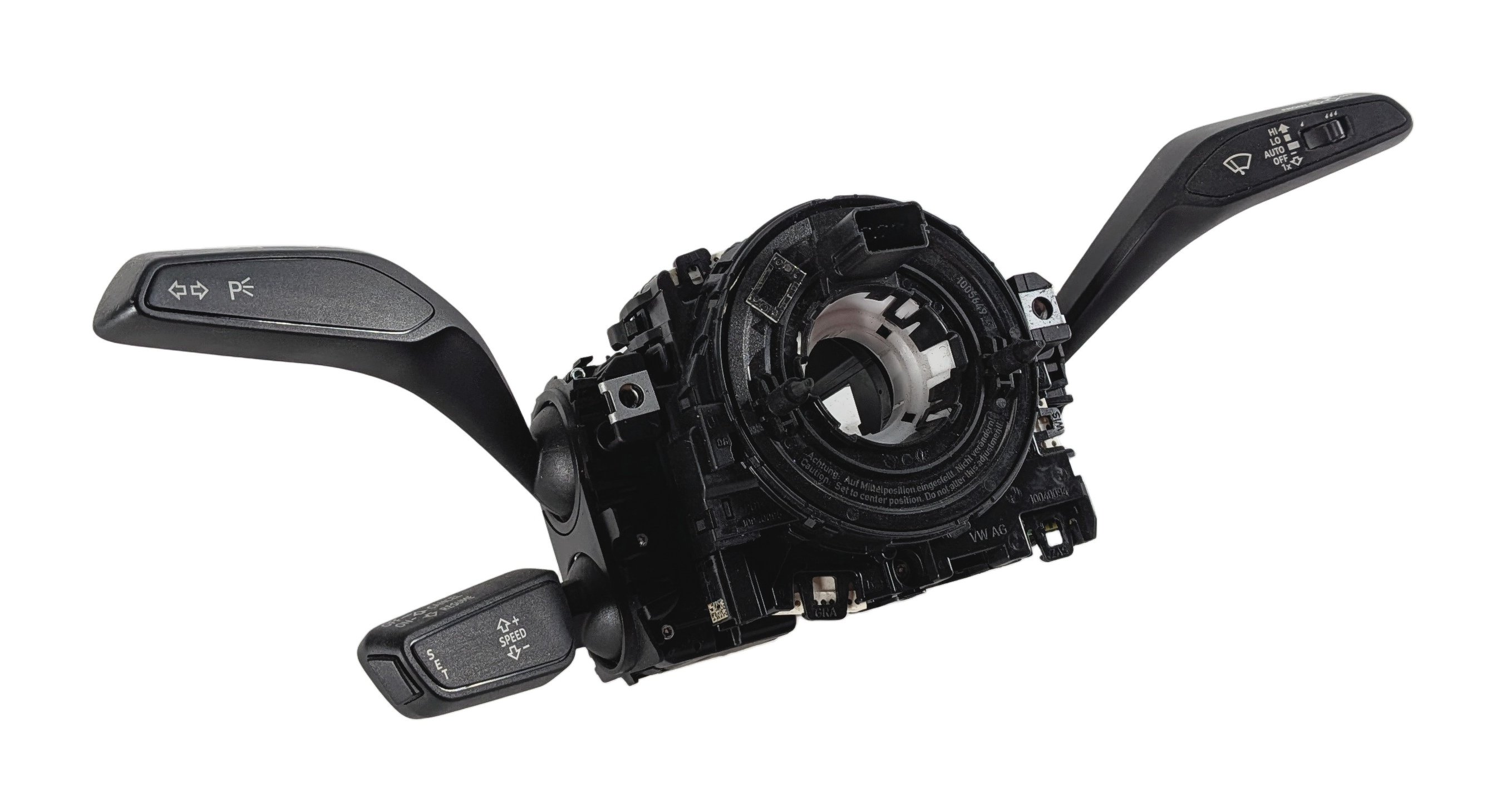 2016-2018 AUDI A3 E-TRON (8VF) BLINKER WIPER CRUISE COLUMN COMBINATION SWITCH — exact item pictured