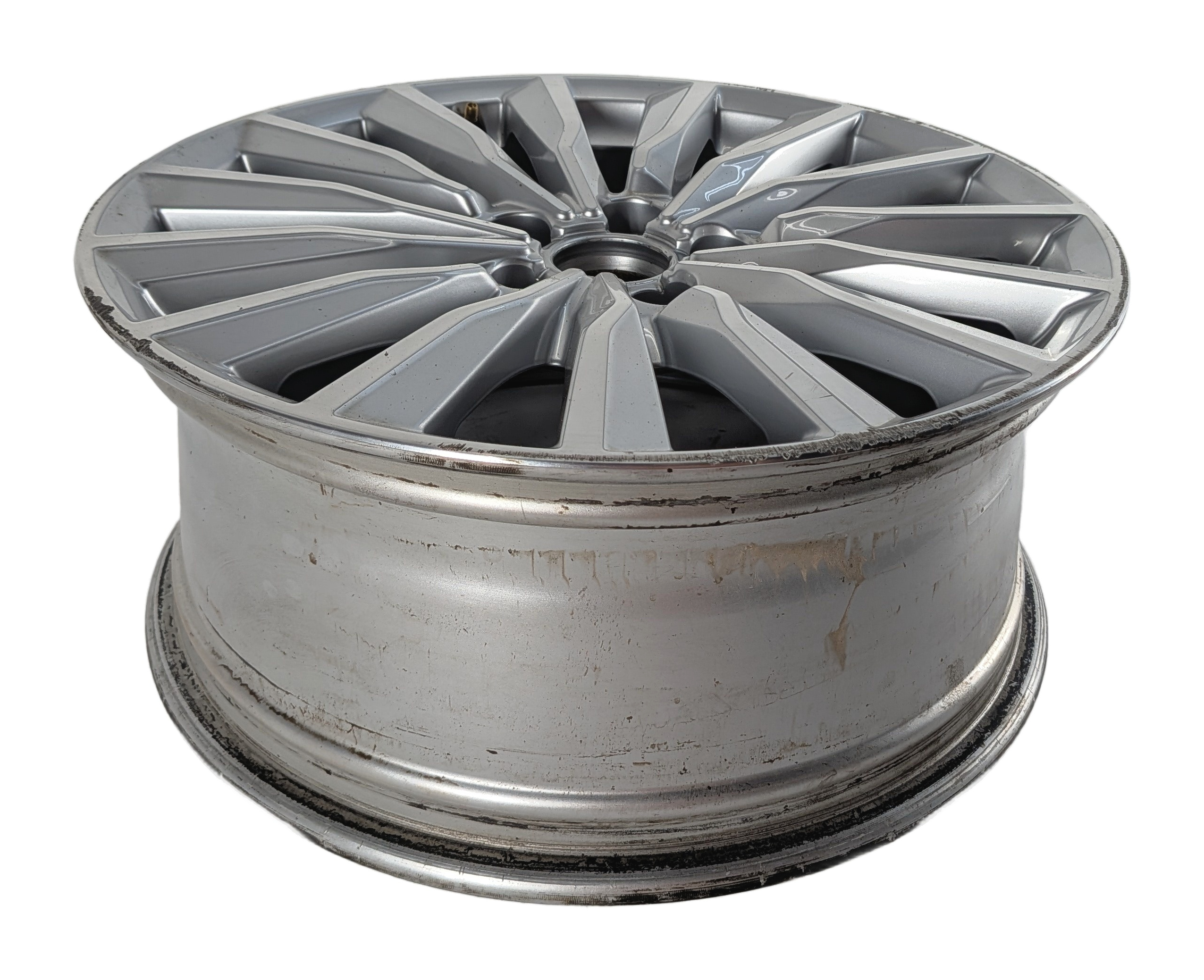 2016-2018 AUDI A3 E-TRON (8V) 18x7.5 INCH 15 SPOKE TURBINE ALLOY WHEEL RIM — exact item pictured
