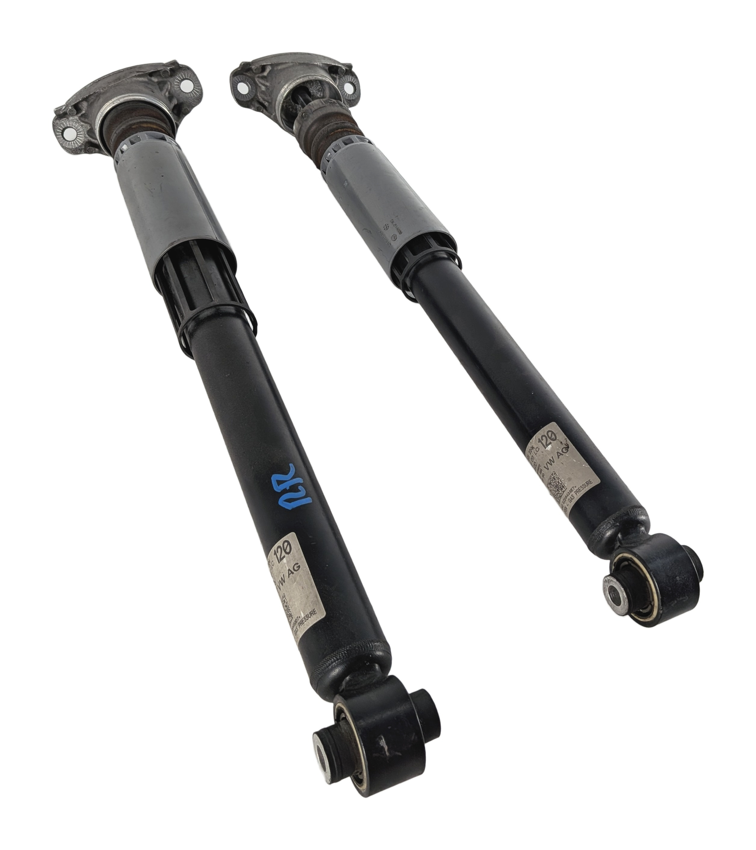 2017 AUDI A3 E-TRON (8V) REAR LEFT & RIGHT SHOCK ABSORBER STRUT DAMPER SET/2 FWD — exact item pictured