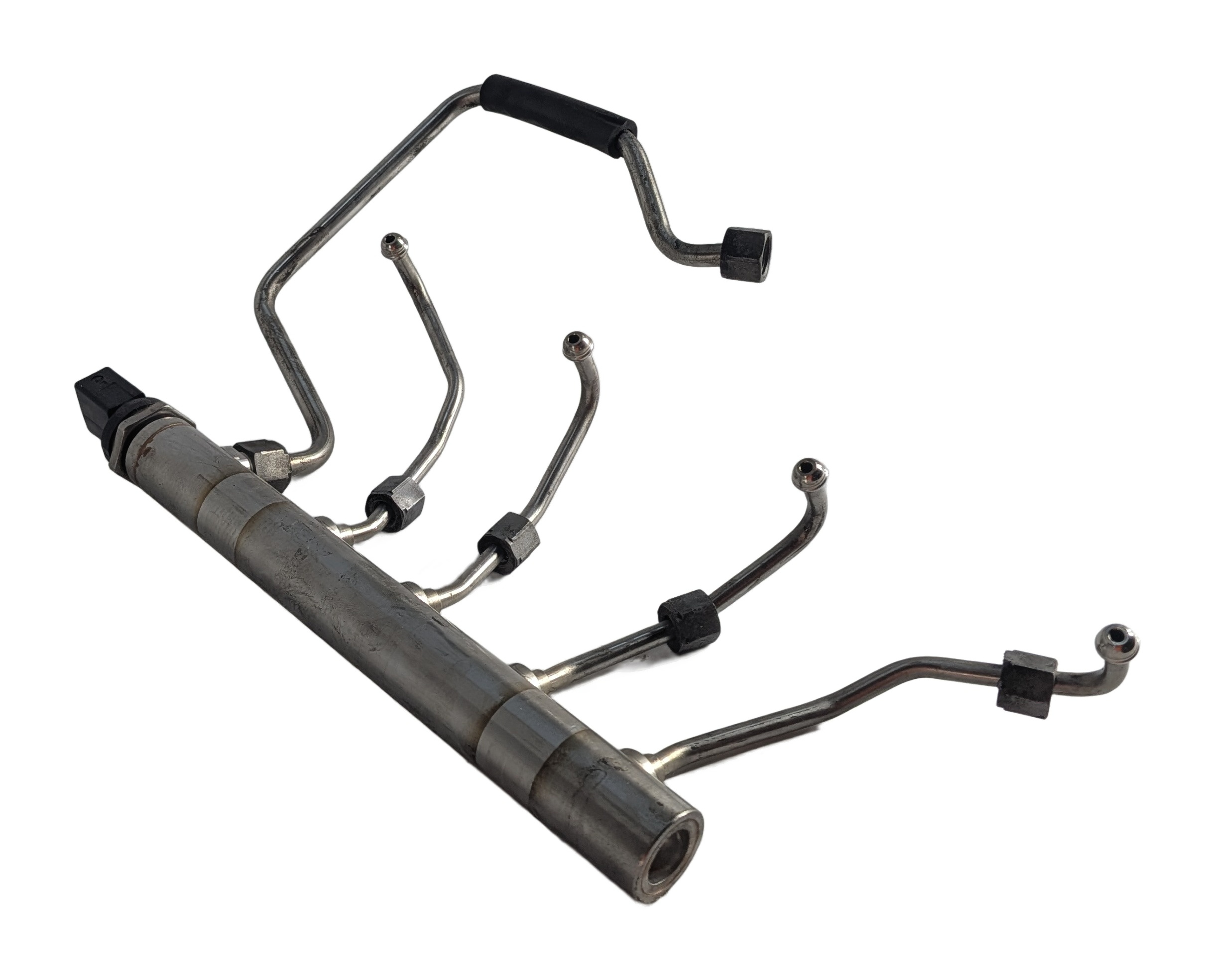 13-17 BMW 228i 328i 428i X3 F25 F30 2.0L N20 FUEL RAIL w/ LINES PRESSURE SENSOR — exact item pictured