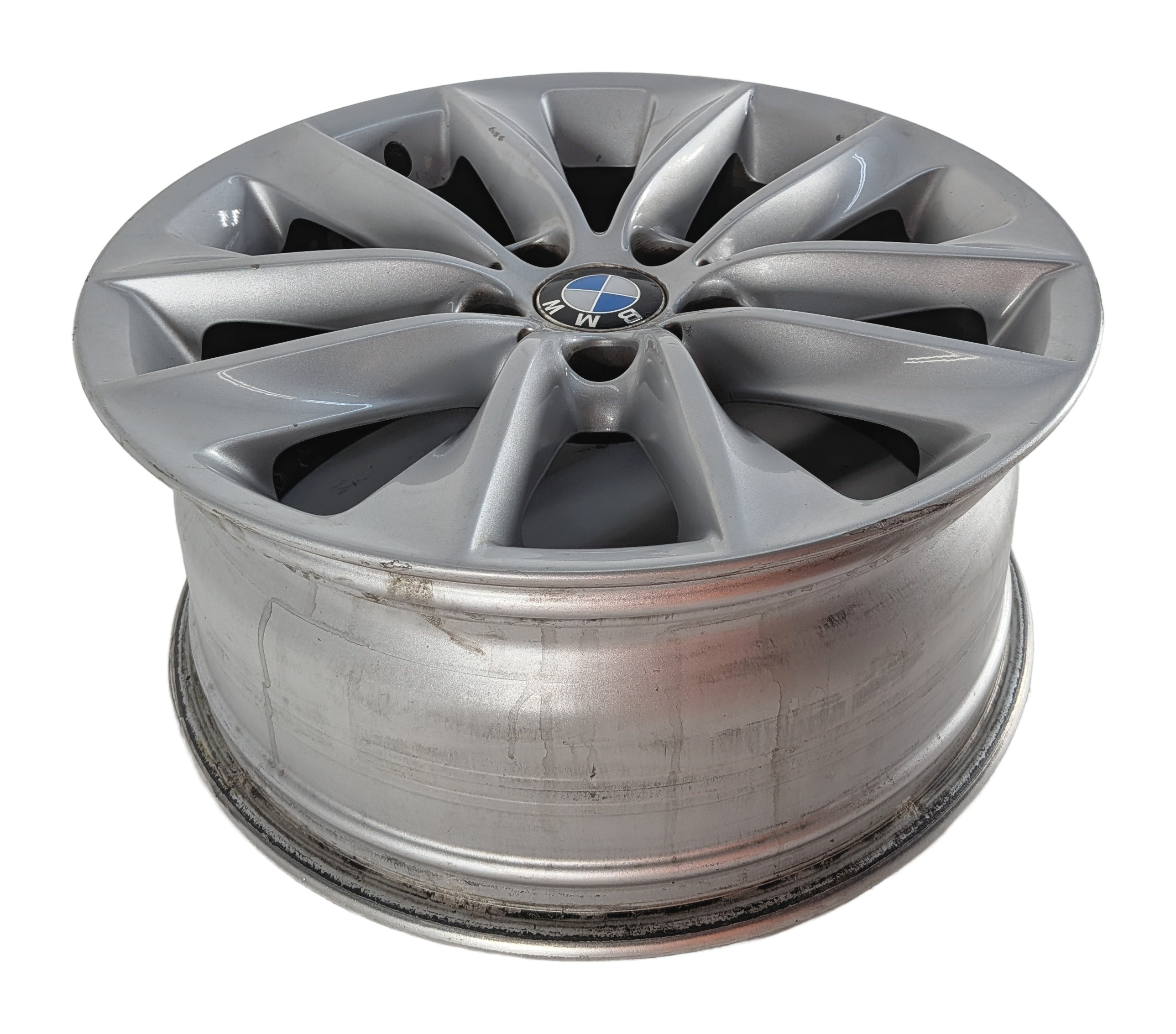 2011-2018 BMW X3 X4 (F25 F26) 18x8 ALUMINUM ALLOY 5 DOUBLE 10 SPOKE WHEEL RIM — exact item pictured