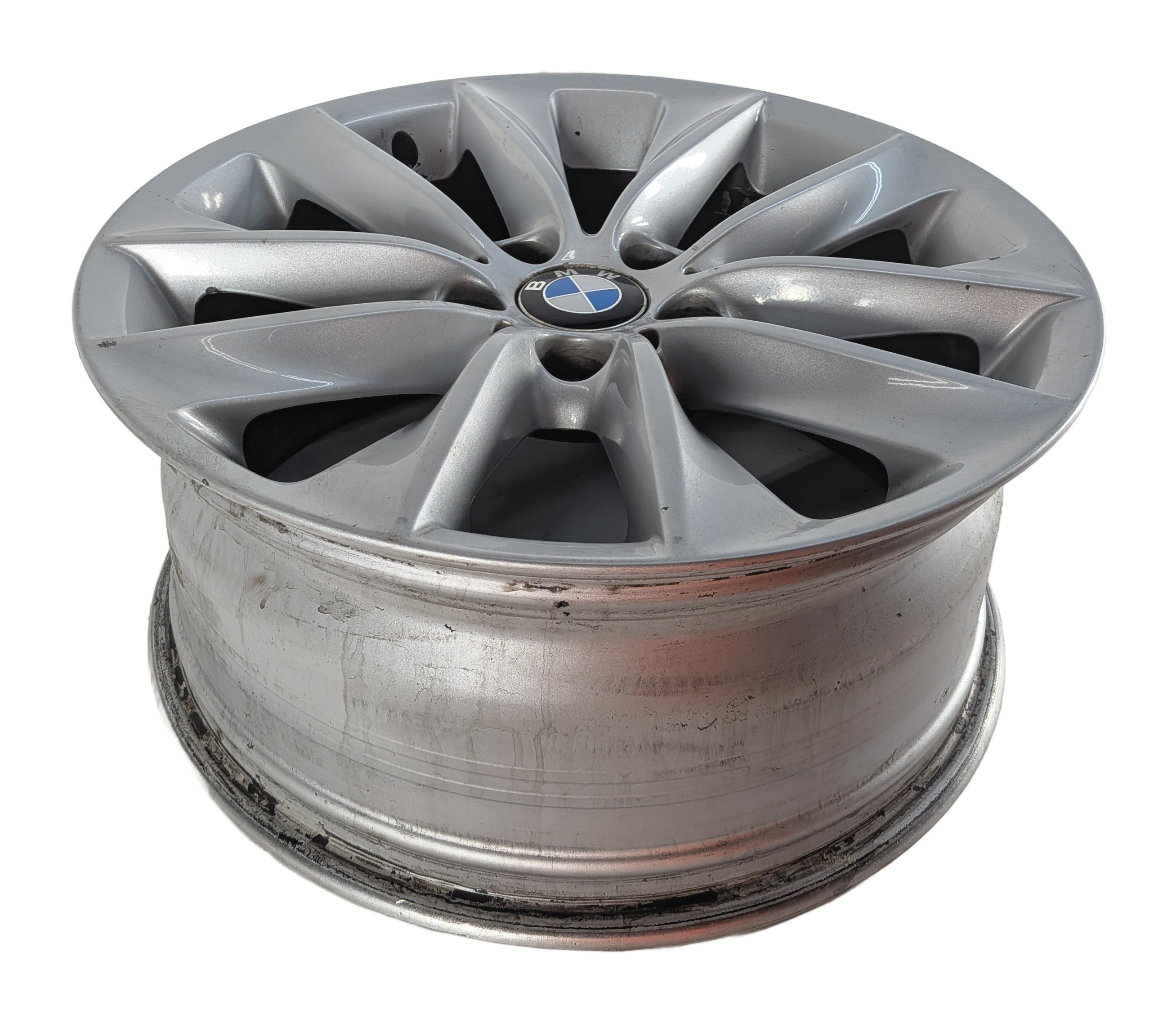 2011-2018 BMW X3 X4 (F25 F26) 18x8 ALUMINUM ALLOY 5 DOUBLE 10 SPOKE WHEEL RIM — exact item pictured