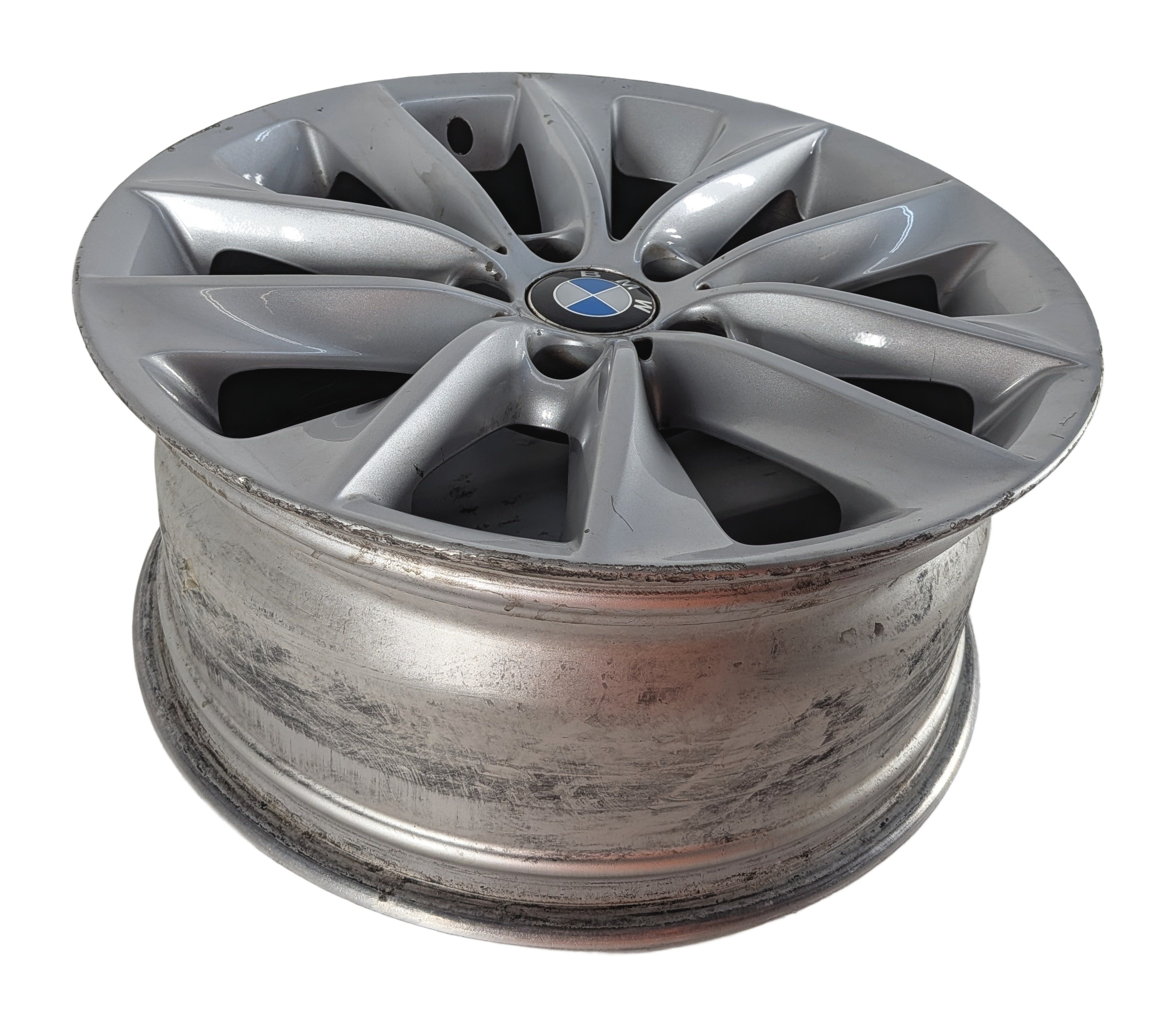 2011-2018 BMW X3 X4 (F25 F26) 18x8 ALUMINUM ALLOY 5 DOUBLE 10 SPOKE WHEEL RIM — exact item pictured