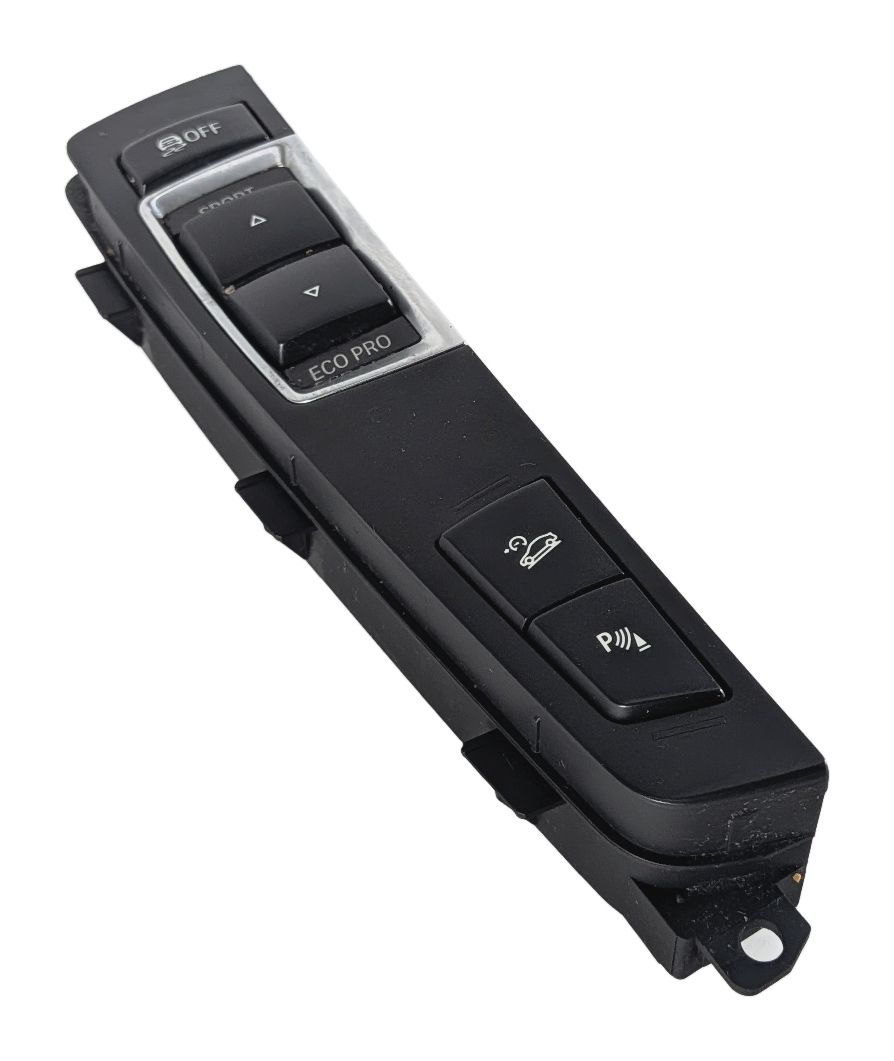 2014 BMW X3 (F25) CENTER CONSOLE DSC SPORT ECO PRO HILL DESCENT PDC SWITCH PANEL — exact item pictured