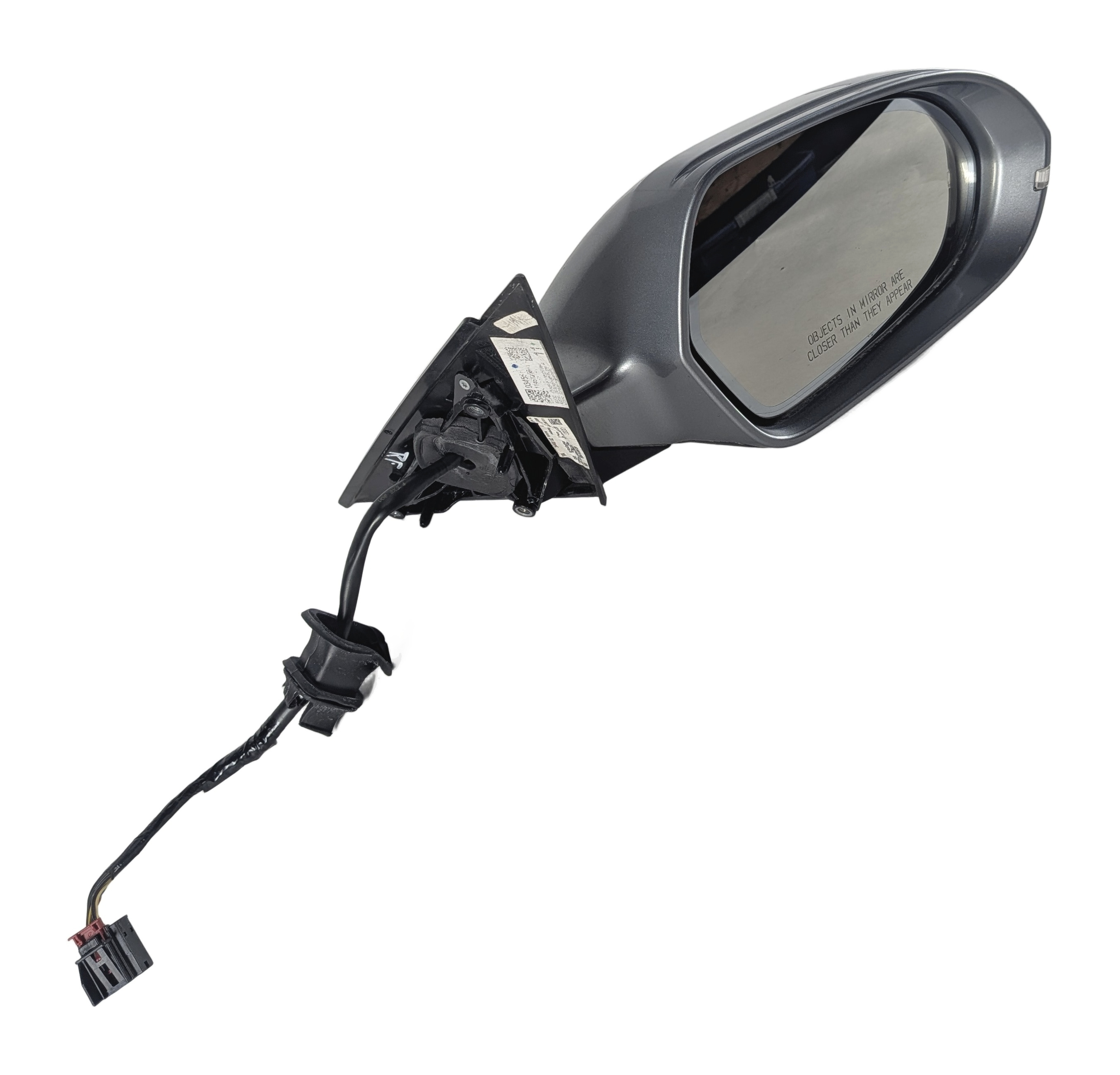 2012-2013 AUDI A6 (C7) RIGHT PASSENGER HEATED MEMORY AUTODIM DOOR MIRROR (Gray) — exact item pictured