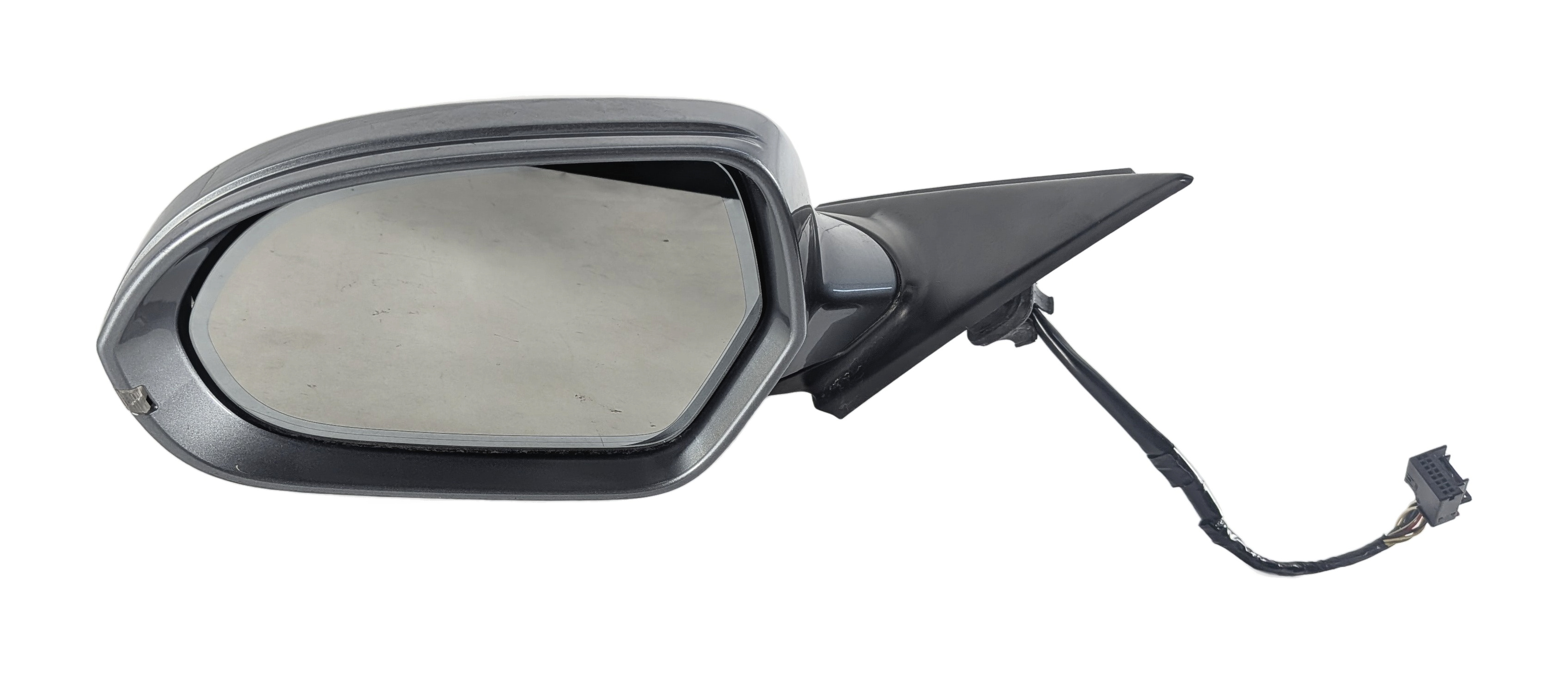 2012-2013 AUDI A6 (C7 4G) LEFT DRIVER HEATED MEMORY AUTODIM DOOR MIRROR (Gray) — exact item pictured