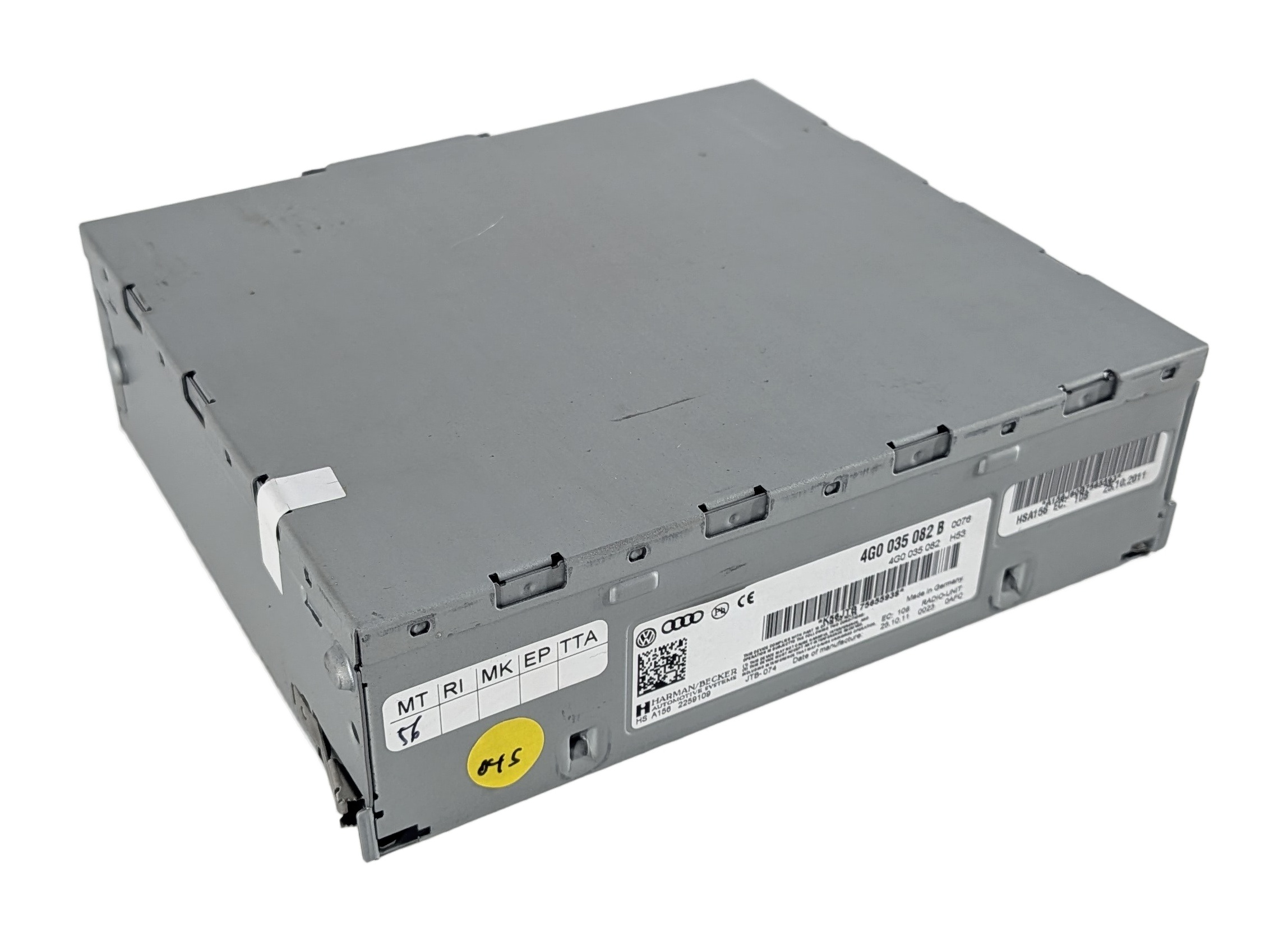 10-17 AUDI A5 A6 RS5 S5 S6 (B8 8T C7) AM/FM RADIO STEREO RECEIVER CONTROL MODULE — exact item pictured