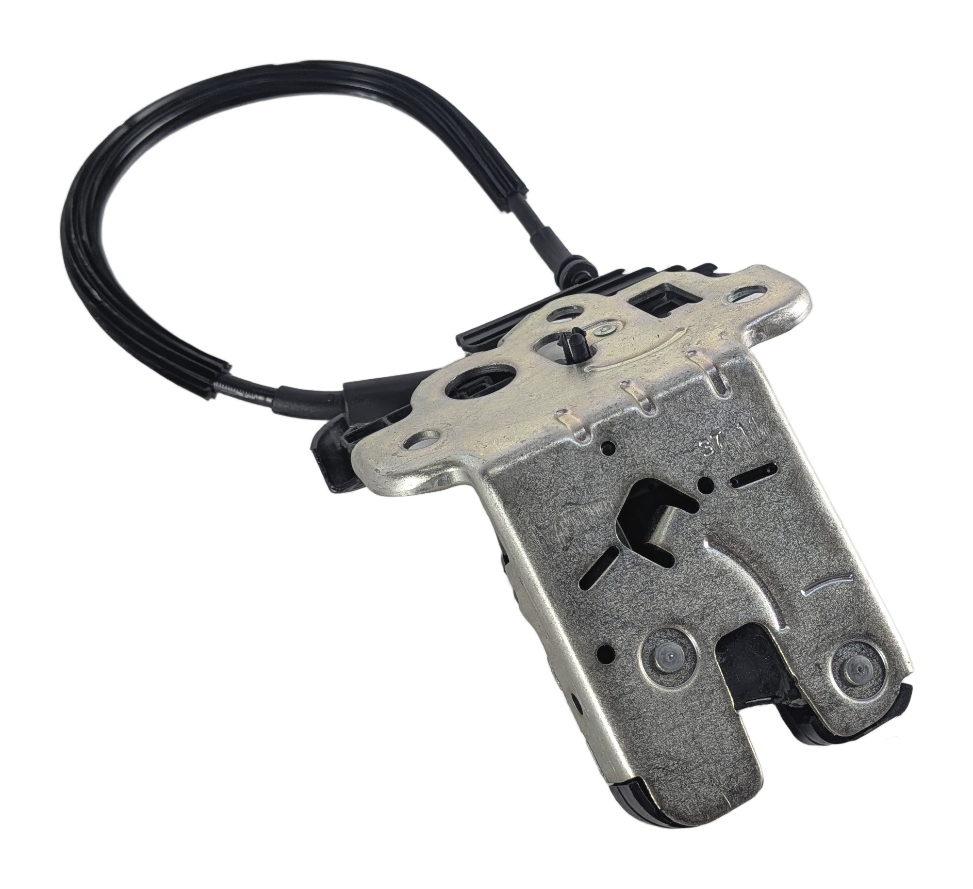 2012 AUDI A6 (C7 4G) REAR TRUNK DECK LID LOCK LATCH ACTUATOR w/ RELEASE CABLE — exact item pictured