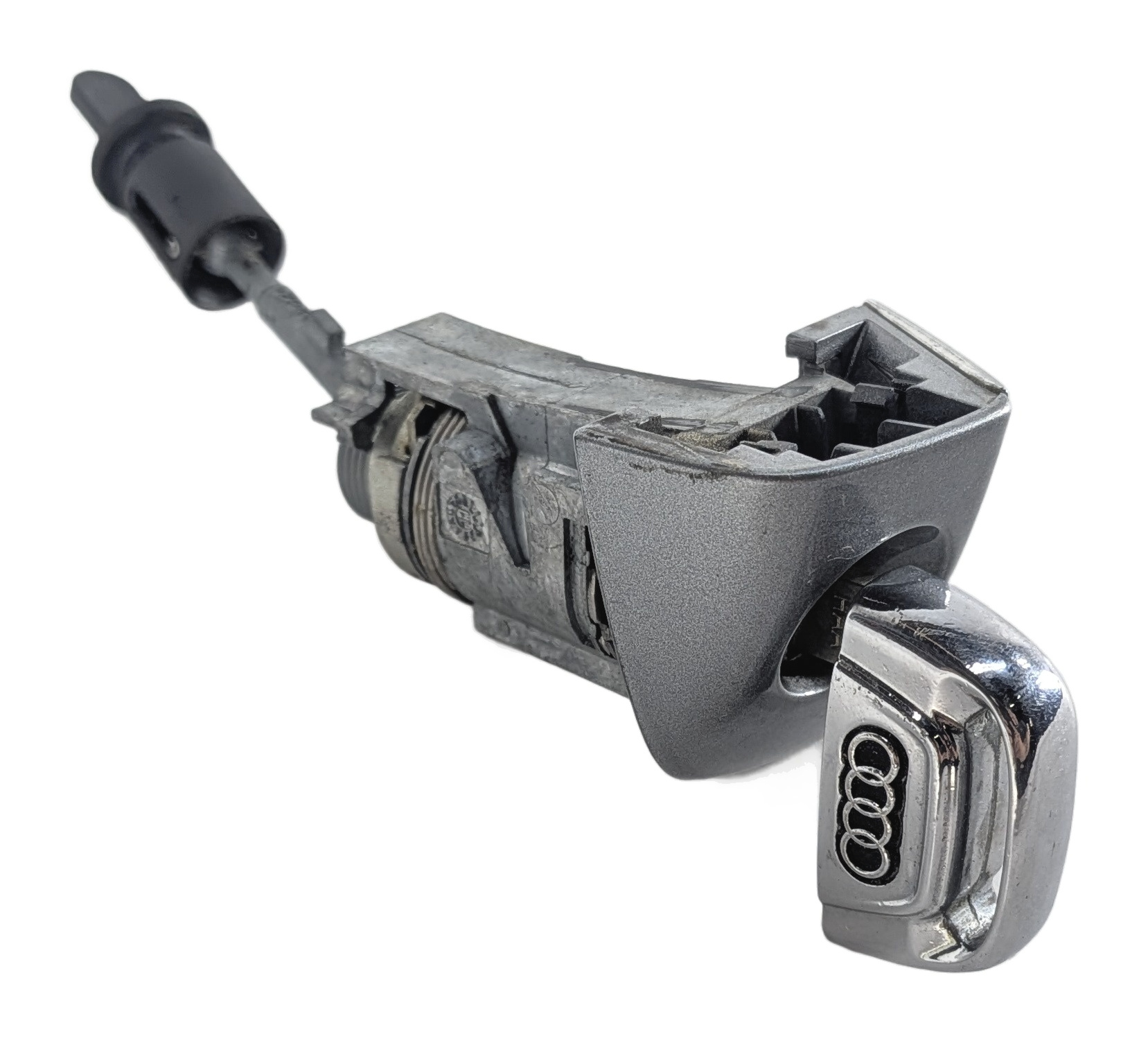 2012 AUDI A6 (C7 4G) FRONT LEFT DRIVER DOOR LOCK CYLINDER TUMBLER BARREL w/ KEY — exact item pictured