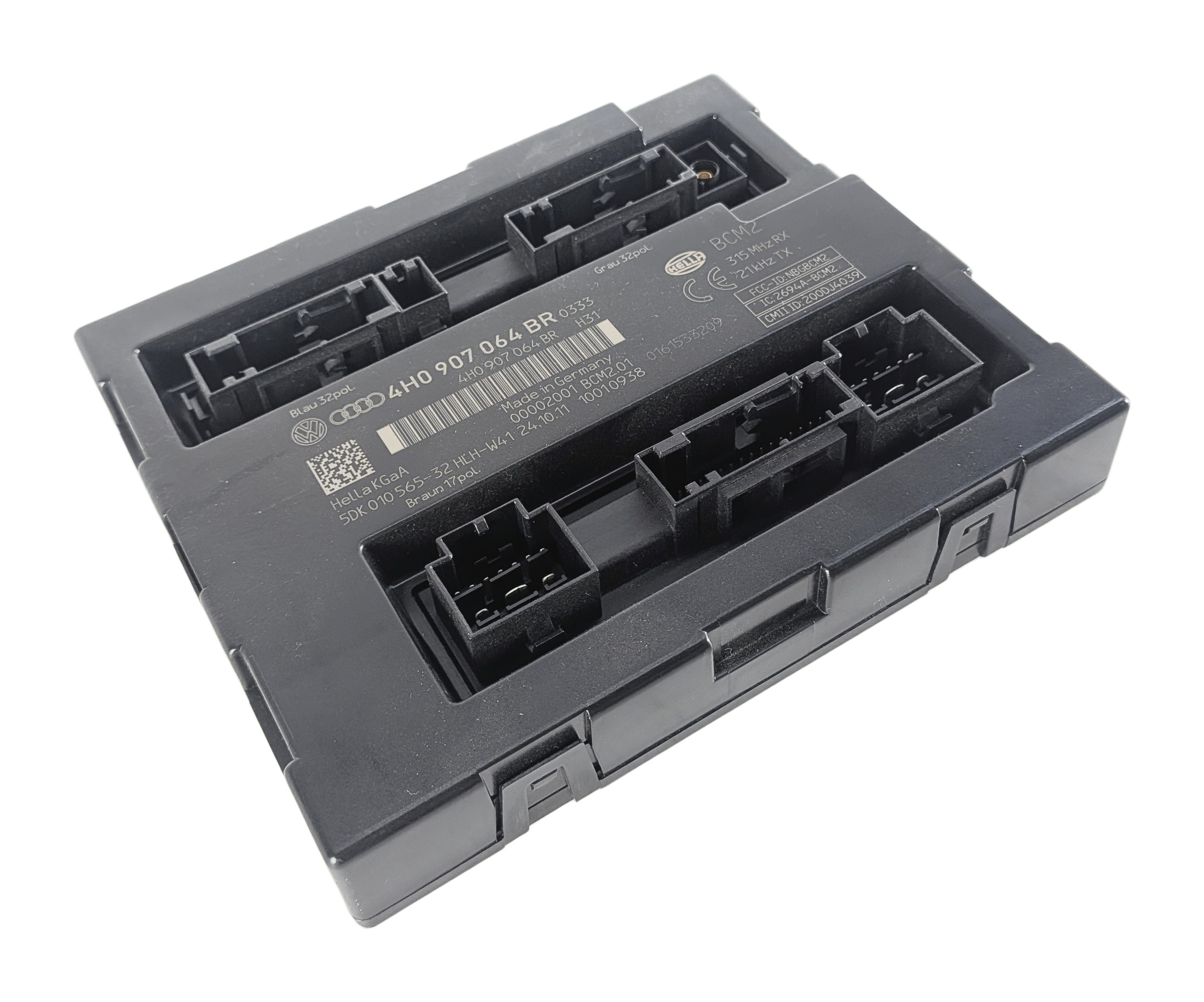 2012 AUDI A6 (C7 4G) COMFORT SYSTEM CENTRAL CONVENIENCE CONTROL MODULE COMPUTER — exact item pictured