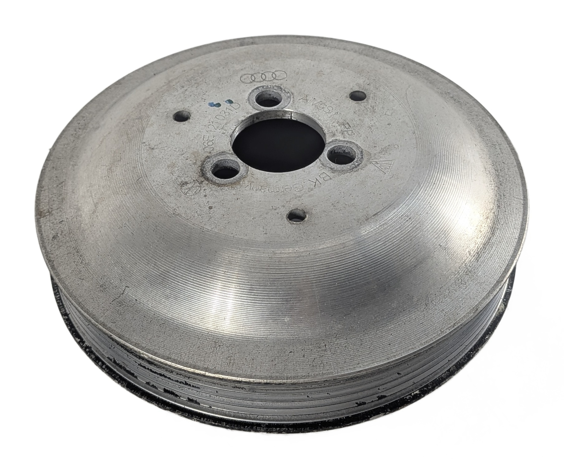 2012 AUDI A6 (C7 4G) 3.0L (CGXB) ENGINE WATER COOLANT PUMP DRIVE BELT PULLEY — exact item pictured