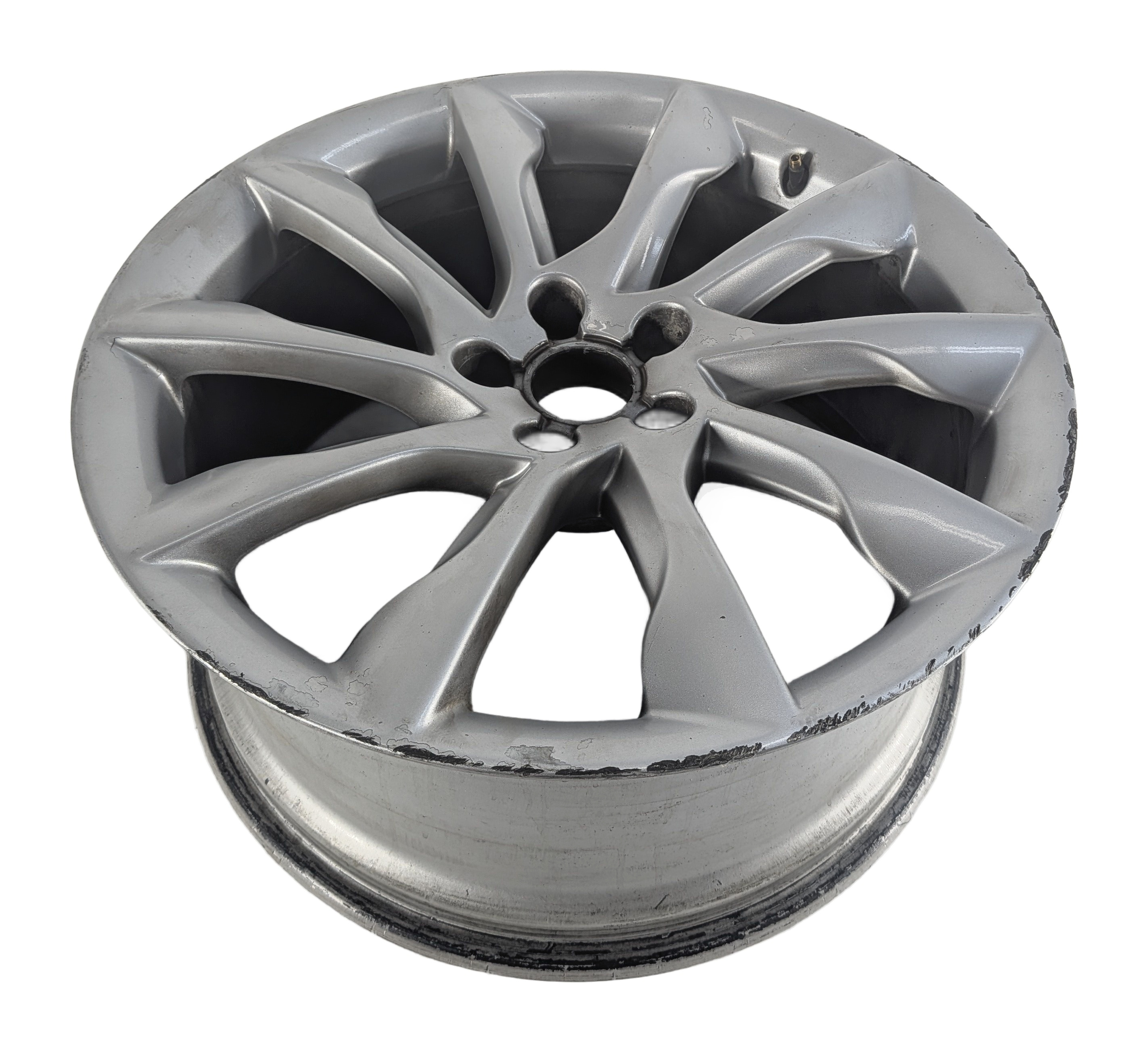 2015-2018 AUDI A5 QUATTRO B8 8T 19x8.5 10-SPOKE OEM ALLOY WHEEL RIM 8T0601025BR — exact item pictured