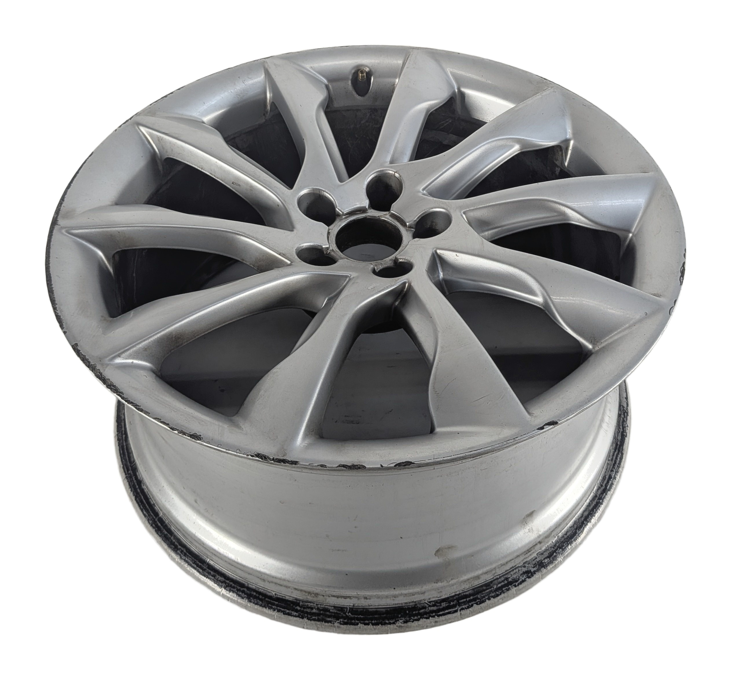 2015-2018 AUDI A5 QUATTRO B8 8T 19x8.5 10-SPOKE OEM ALLOY WHEEL RIM 8T0601025BR — exact item pictured