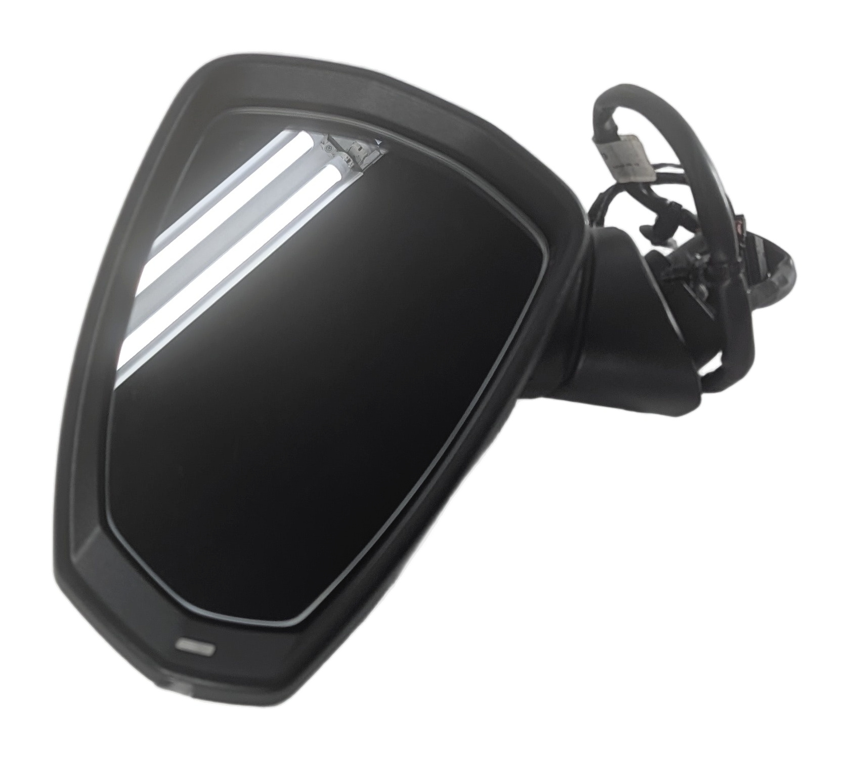 15-20 AUDI A3 S3 (8V) LEFT DRIVER DOOR MIRROR HEATED BLIND SPOT SIGNAL (White) — exact item pictured