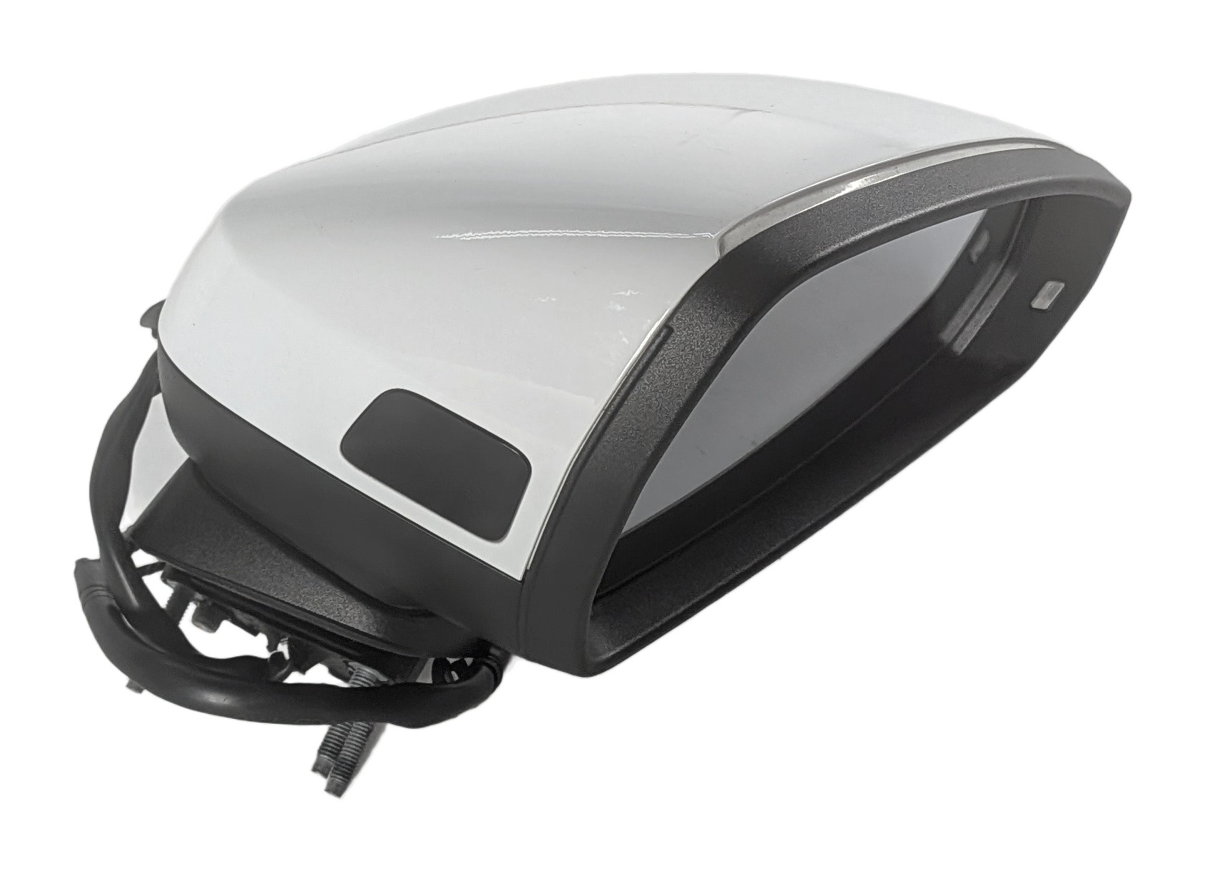15-19 AUDI A3 S3 8V RIGHT PASSENGER DOOR MIRROR HEATED BLIND SPOT SIGNAL (White) — exact item pictured