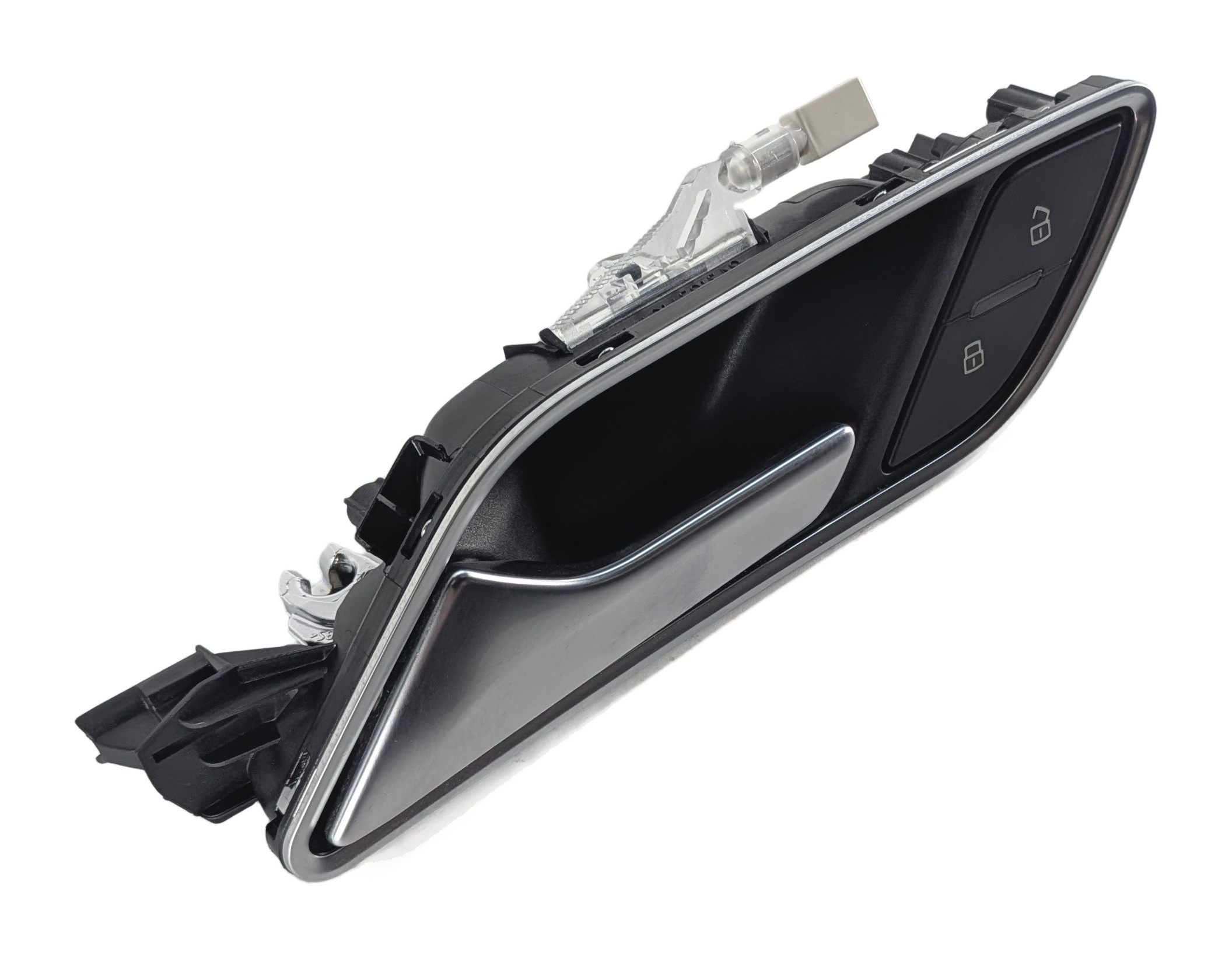 15-20 AUDI A3 S3 (8V) FRONT LEFT DRIVER INTERIOR DOOR HANDLE w/ LOCK SWITCH — exact item pictured