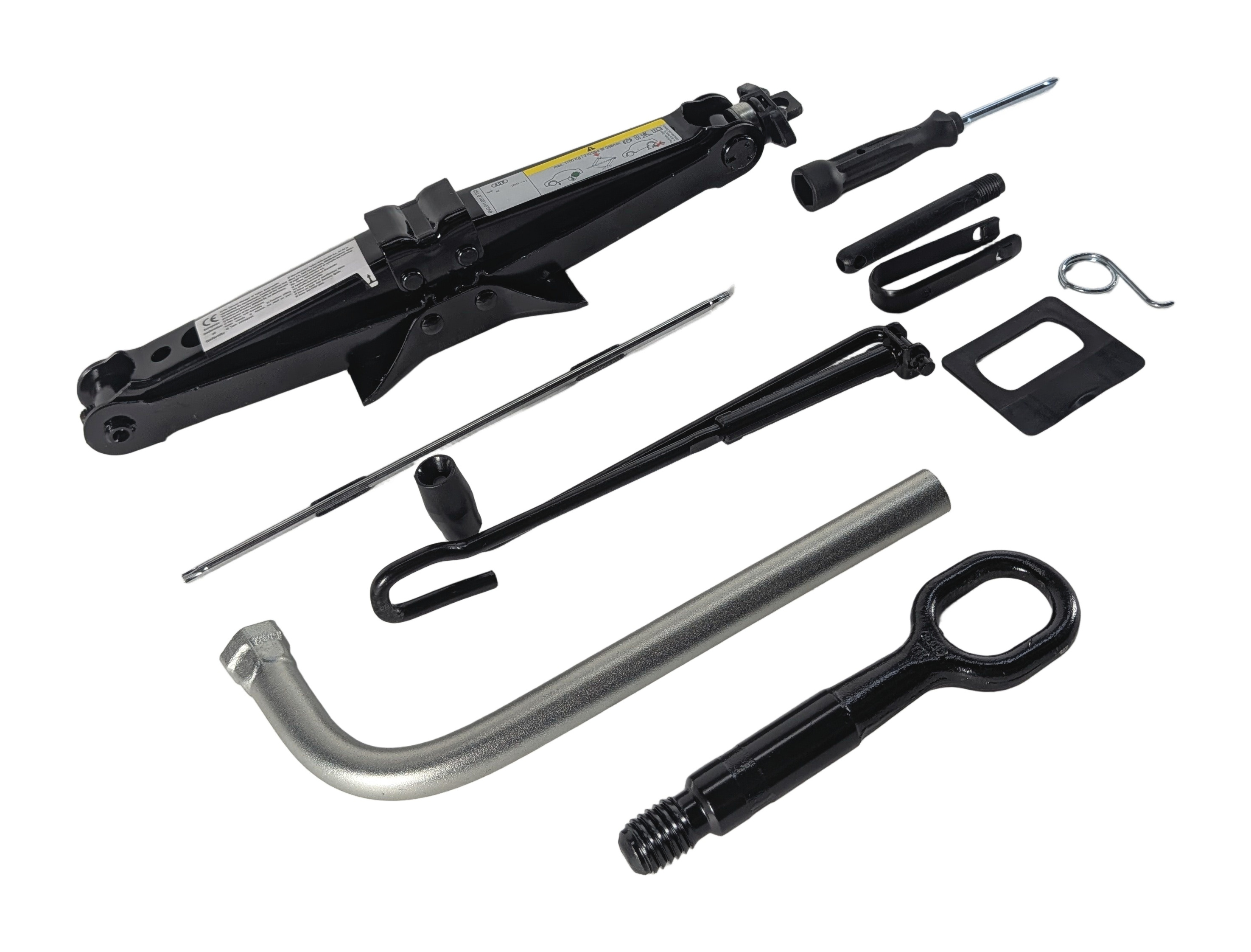 2015-2020 AUDI A3 S3 (8V 8Y) SPARE TIRE JACK LUG WRENCH TOW HOOK TOOL SET — exact item pictured