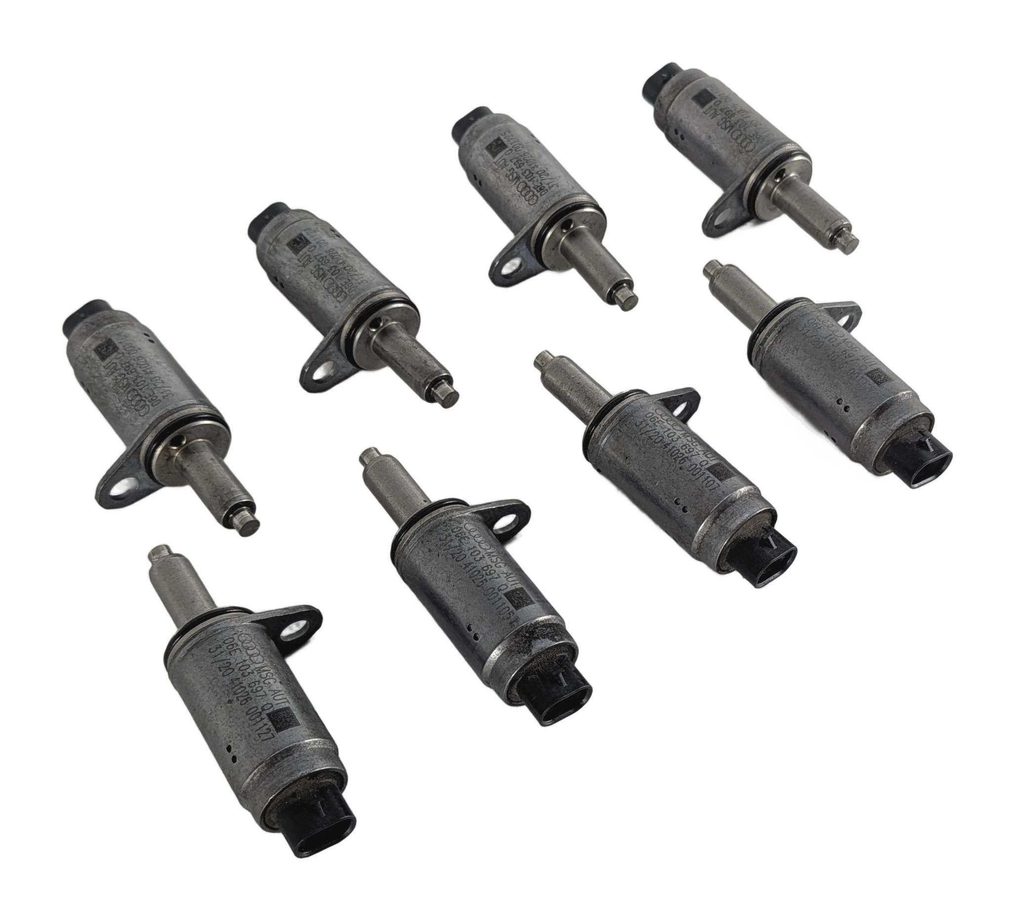 AUDI 17-20 A3 21-23 Q3 (8V F3) 2.0L TURBO CZRA CAMSHAFT ADJUSTER SOLENOID SET/8 — exact item pictured