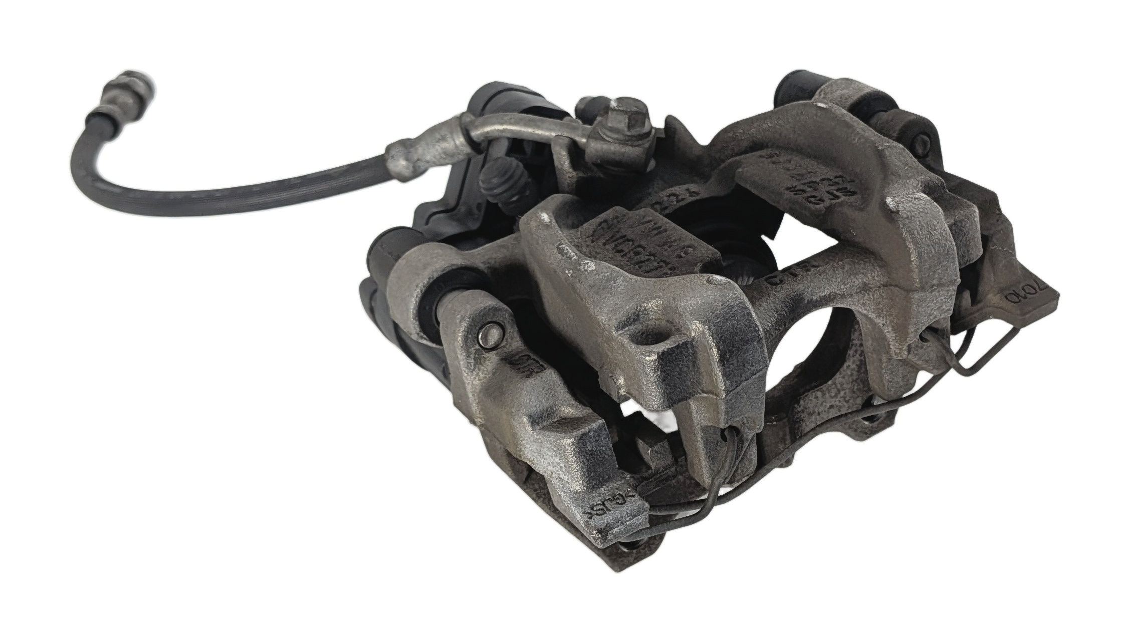 2015-2018 AUDI A3 (8V) RIGHT PASSENGER REAR ABS DISC BRAKE CALIPER w/ ACTUATOR — exact item pictured