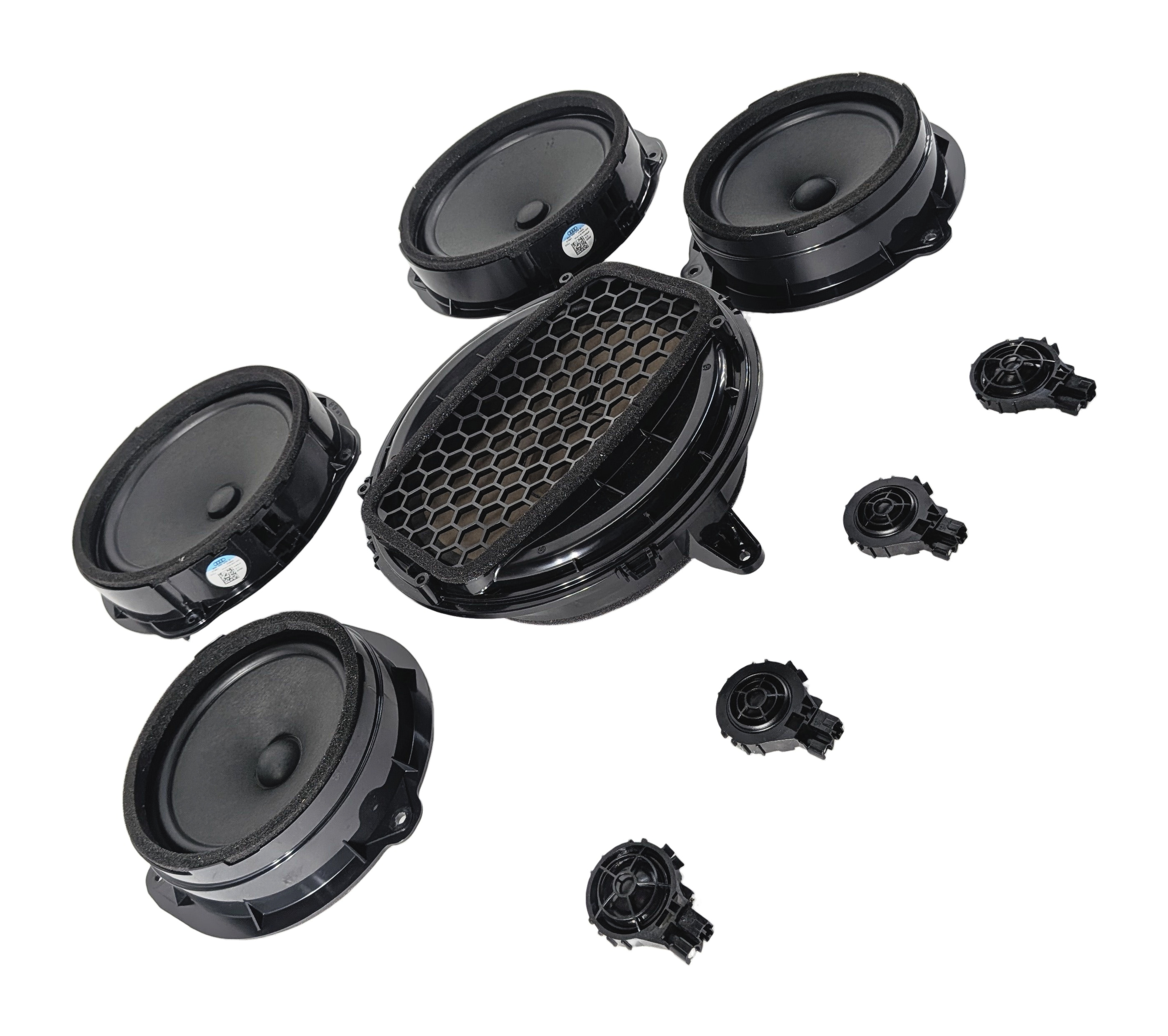2020 AUDI A3 (8V) AUDI SOUND SYSTEM DOOR DASH SPEAKER TWEETER WOOFER SET/9 — exact item pictured