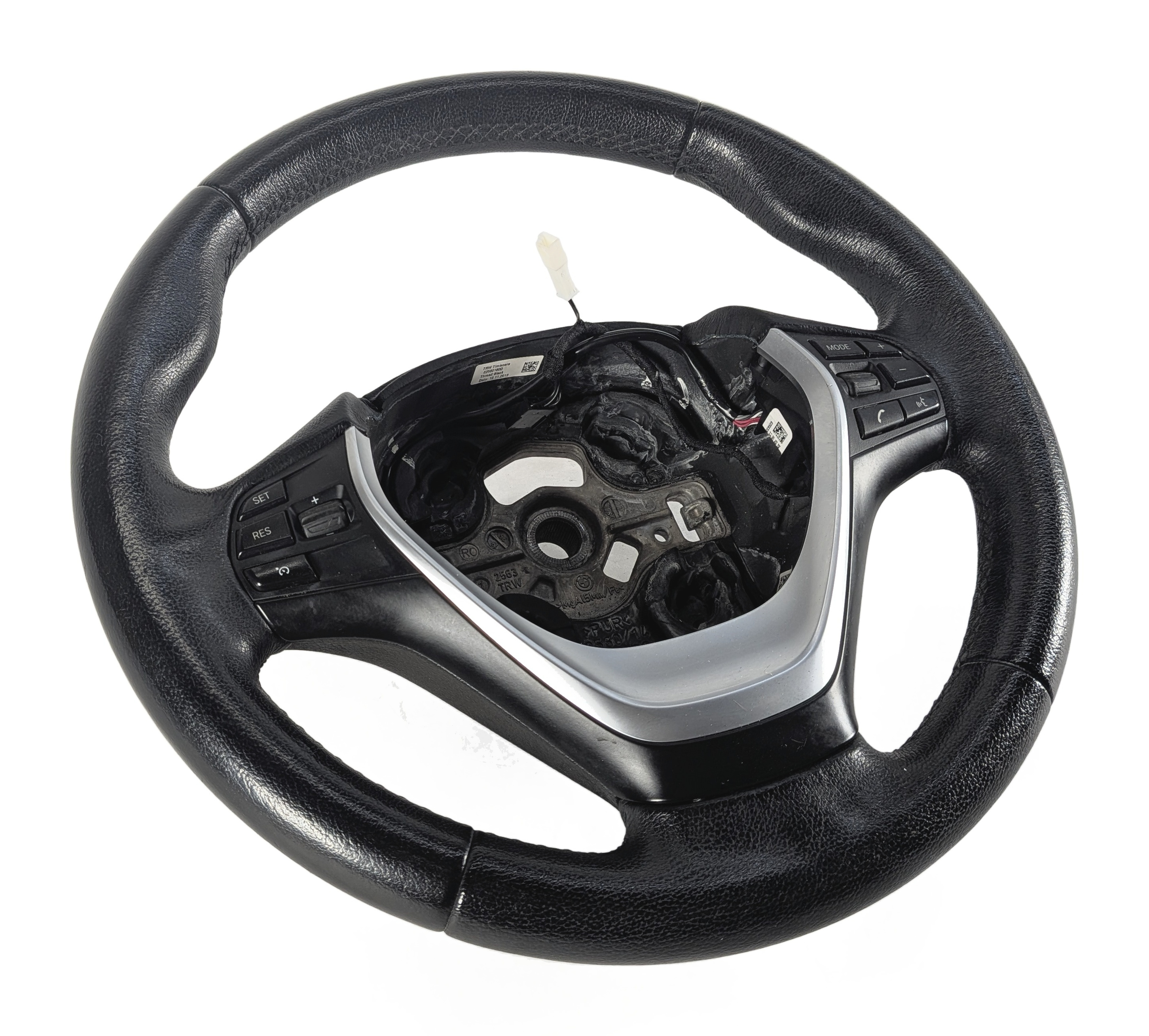 12-18 BMW 2 3 4 SERIES (F22 F30 F32) SPORT MULTIFUNCTION STEERING WHEEL (Black) — exact item pictured