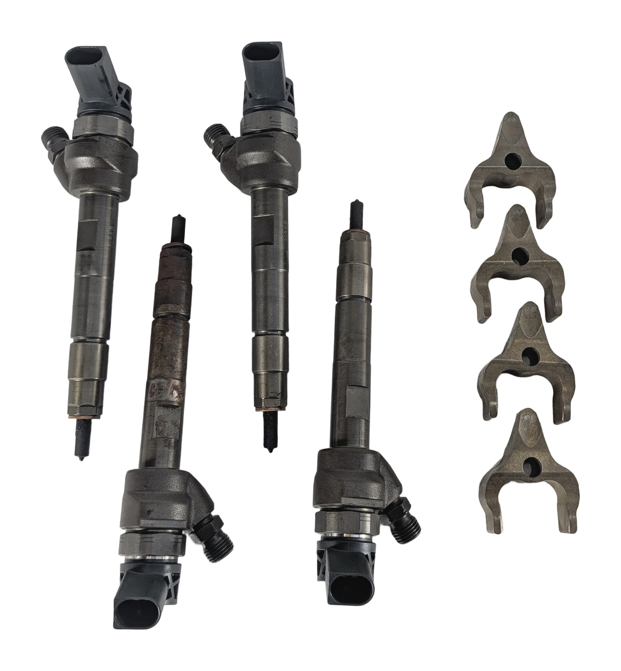 2014-2018 BMW 328i 535i 740i X5 - 2.0L / 3.0L DIESEL ENGINE FUEL INJECTOR SET 4 — exact item pictured