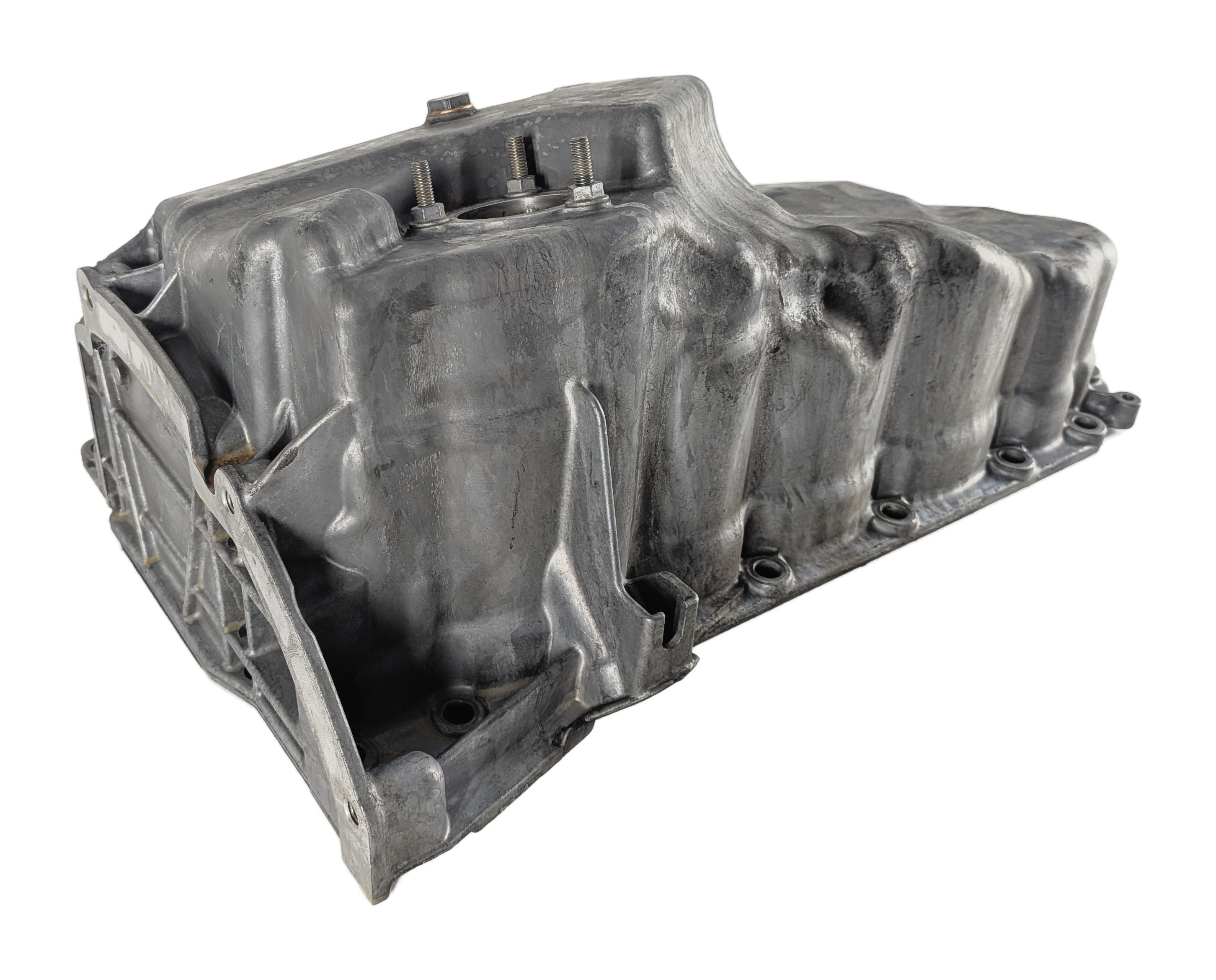 2014-2018 BMW 328d (F30) RWD 2.0L N47T DIESEL ENGINE MOTOR OIL PAN SUMP — exact item pictured